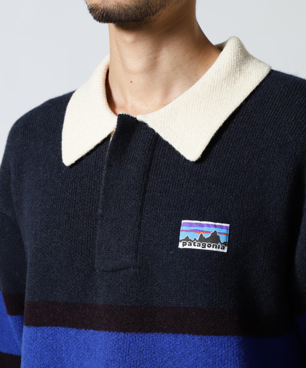 Patagonia/パタゴニア　リサイクル・ウールブレンド・ラグビー・セーター