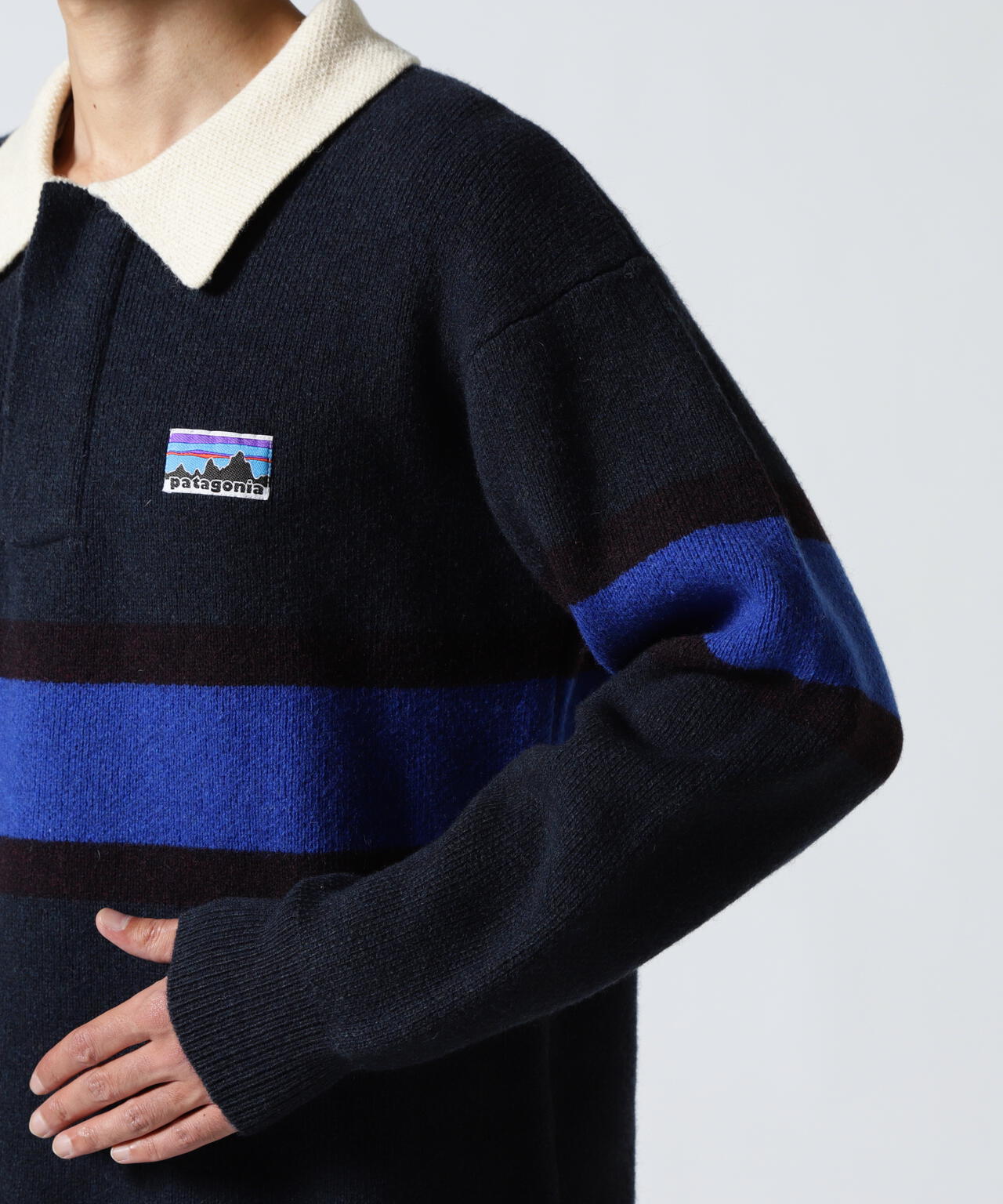 Patagonia/パタゴニア　リサイクル・ウールブレンド・ラグビー・セーター