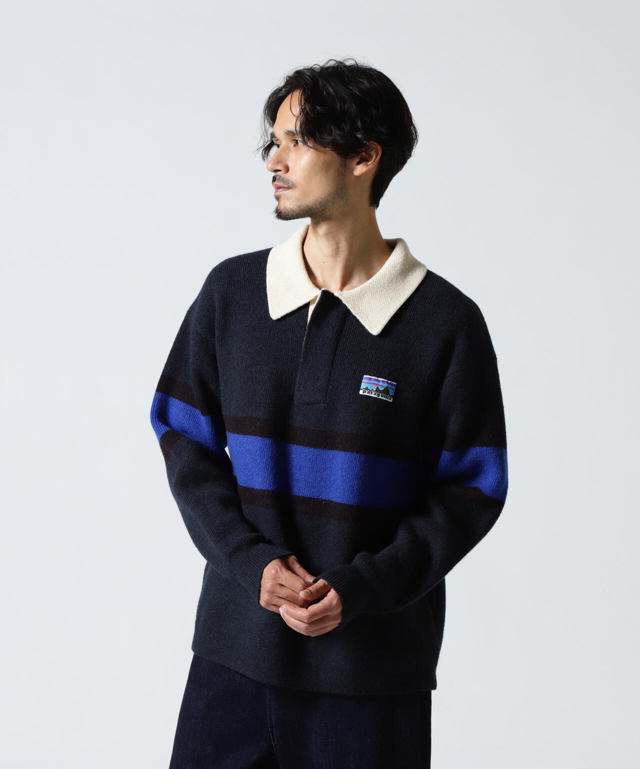 Patagonia/パタゴニア　リサイクル・ウールブレンド・ラグビー・セーター