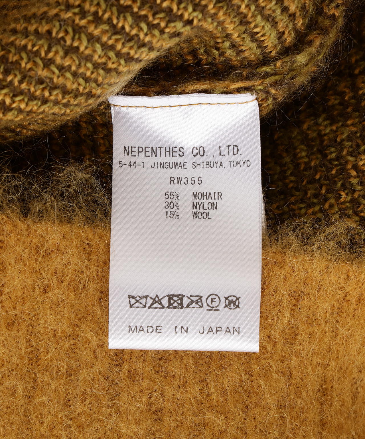 Needles/ニードルズ Mohair Cardigan - Argyle モヘアカーディガン