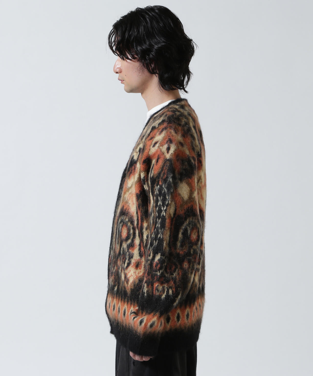 Needles/ニードルズ　Mohair Cardigan - Paisley モヘアカーディガン