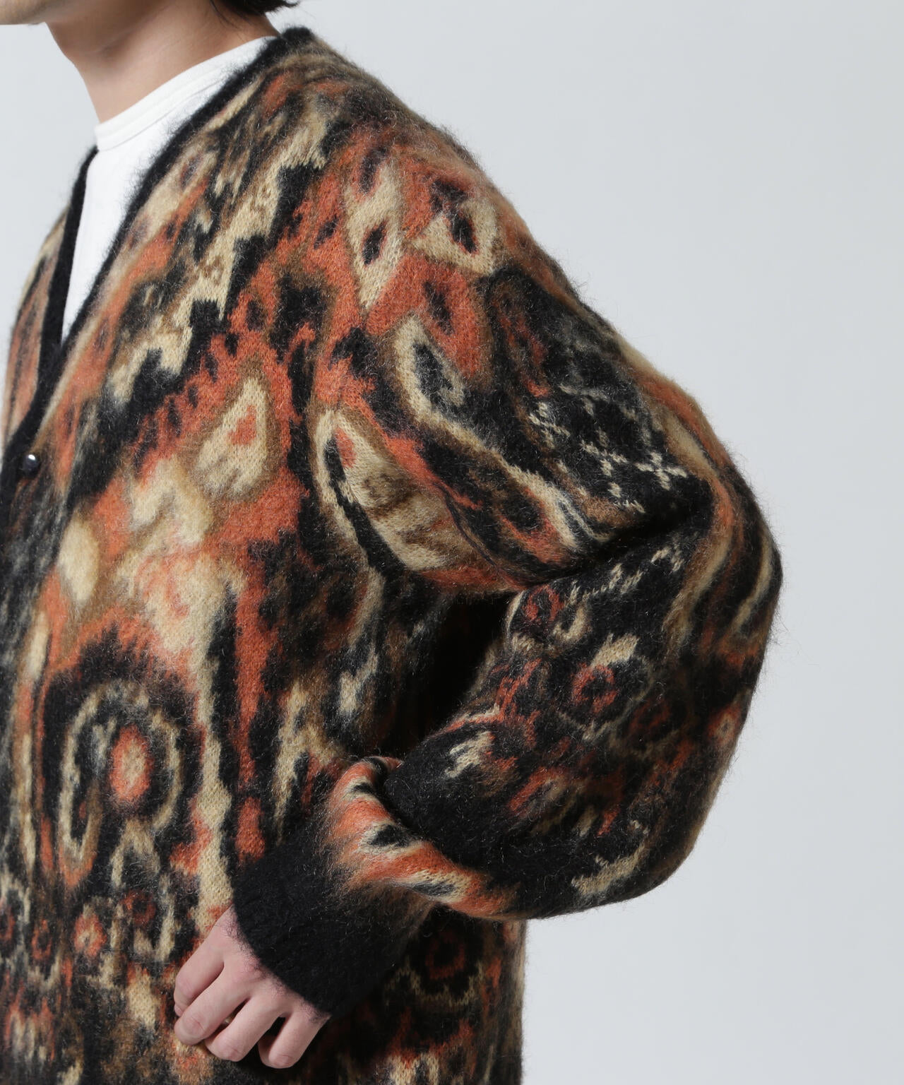 Needles/ニードルズ　Mohair Cardigan - Paisley モヘアカーディガン