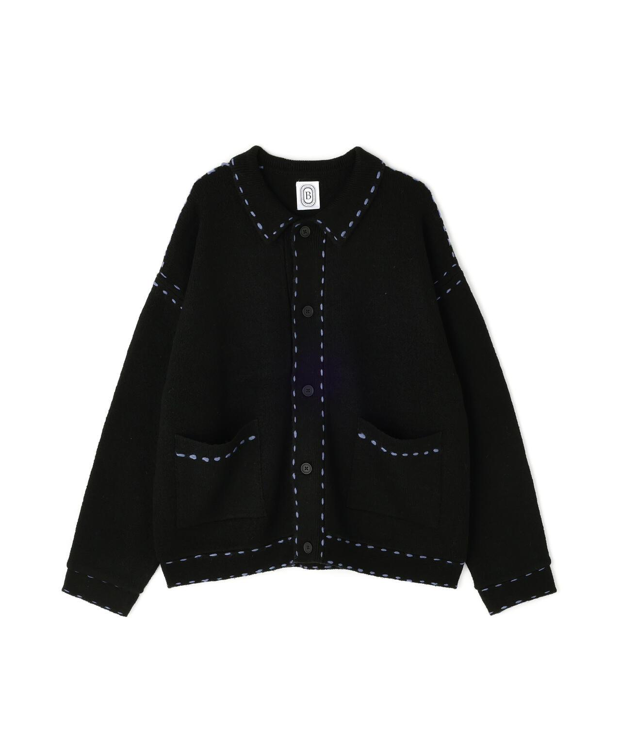 B omnivore/ビーオムニボー　起毛KNIT HAND JACKET