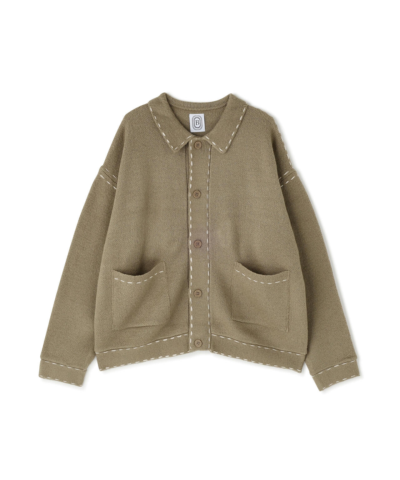 B omnivore/ビーオムニボー　起毛KNIT HAND JACKET