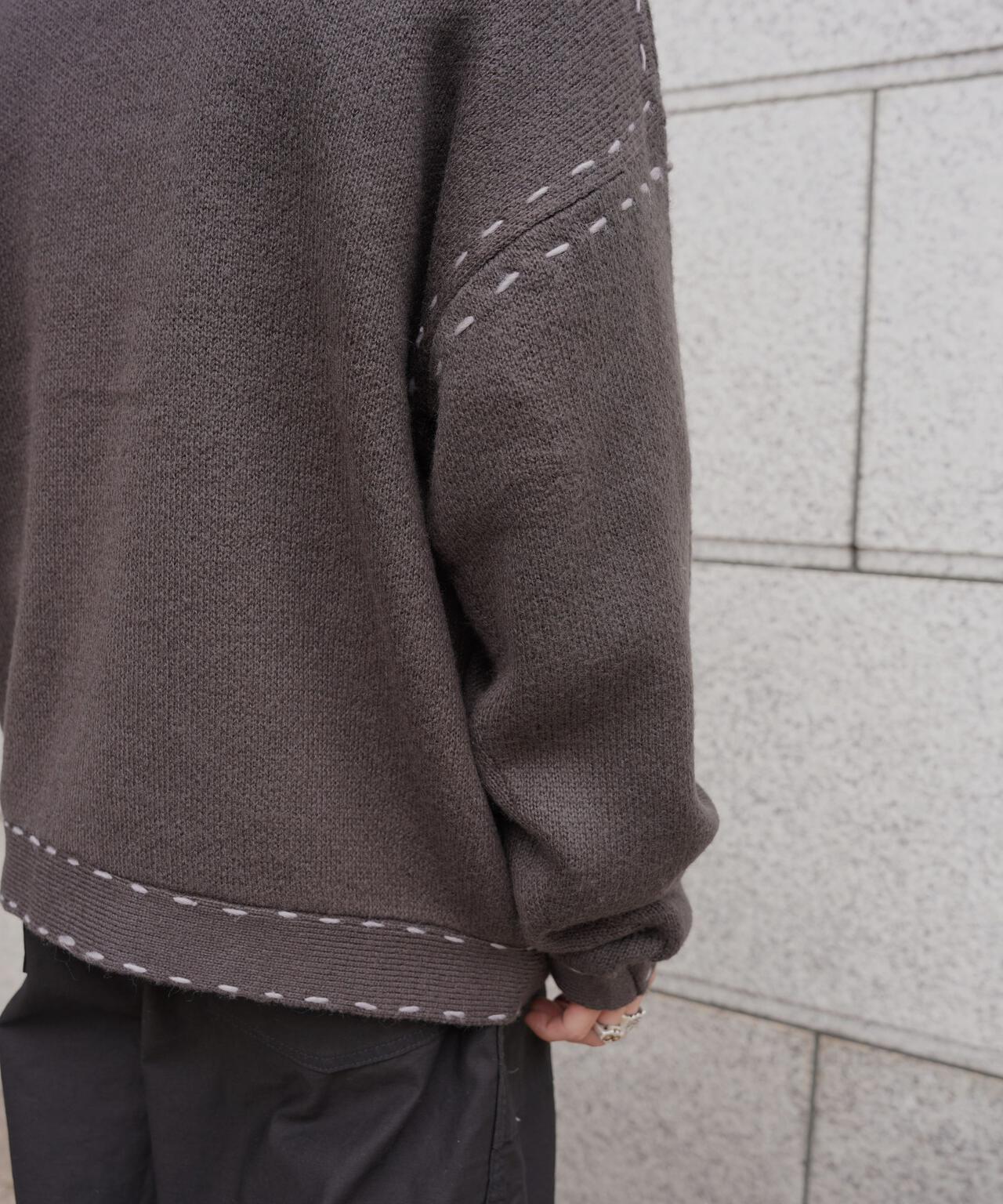 B omnivore/ビーオムニボー　起毛KNIT HAND JACKET