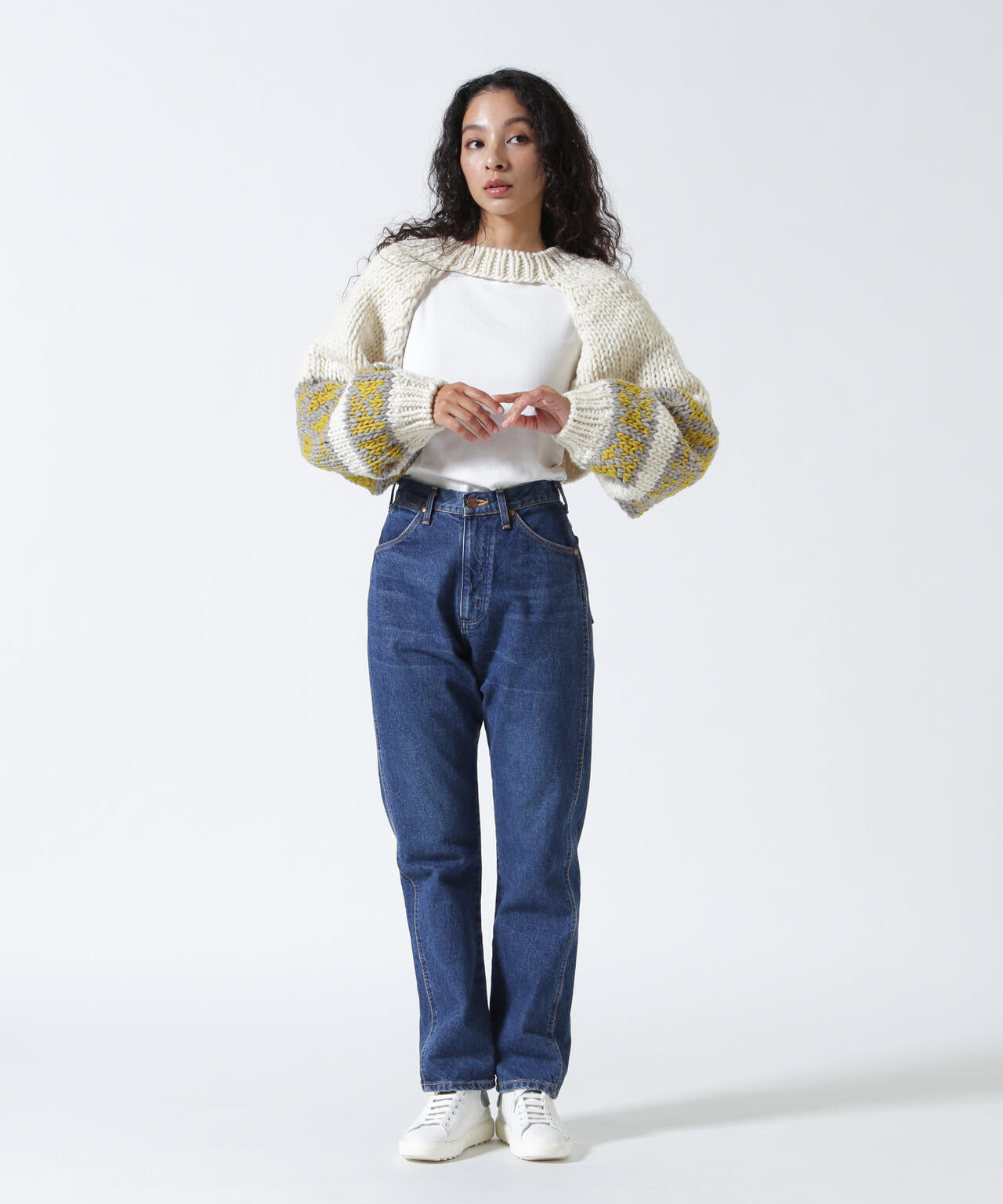 RHODOLIRION/ロドリリオン　Cowichan Knit Bolero カウチンニットボレロ RV1067A