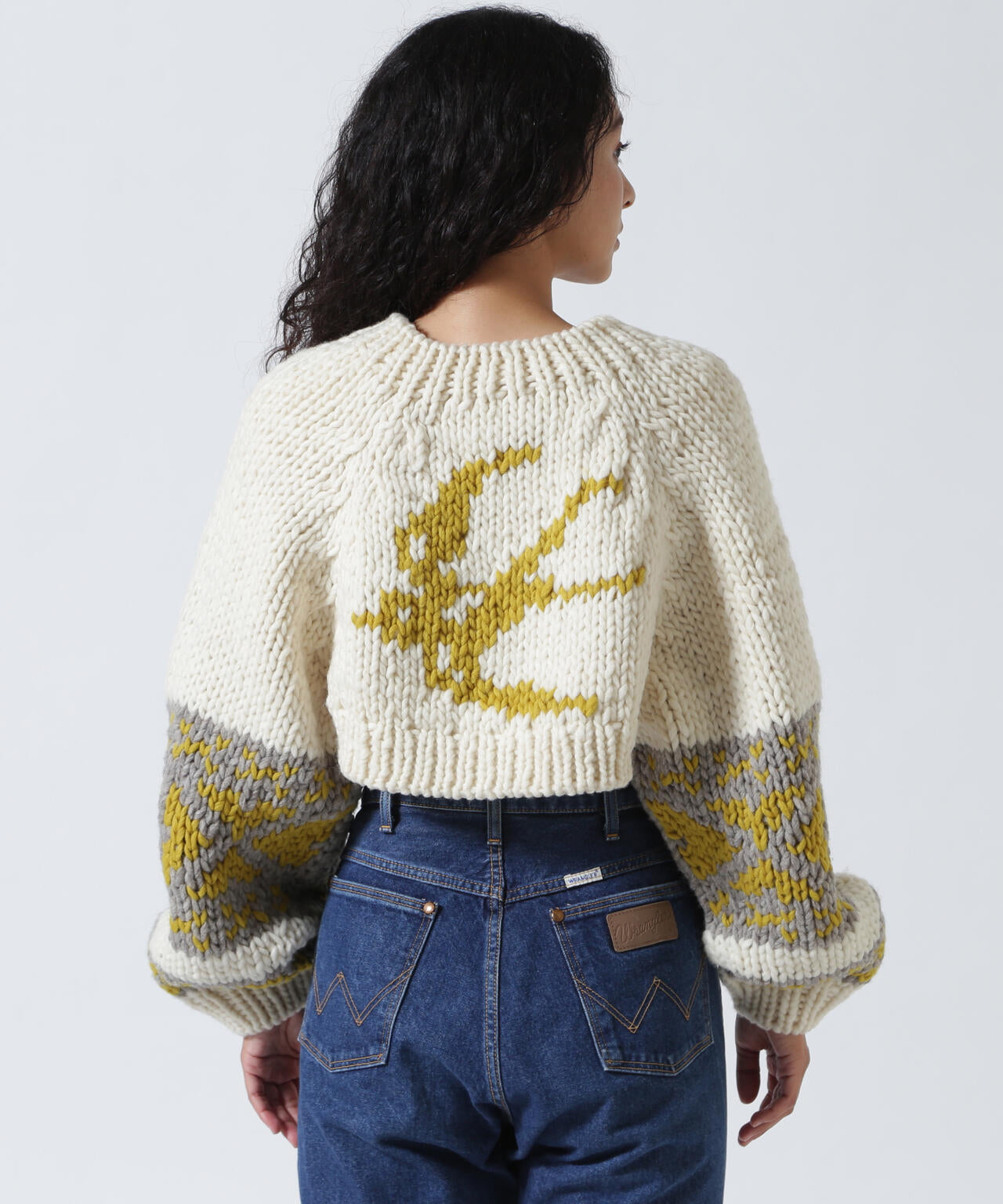 RHODOLIRION/ロドリリオン Cowichan Knit Bolero カウチンニットボレロ