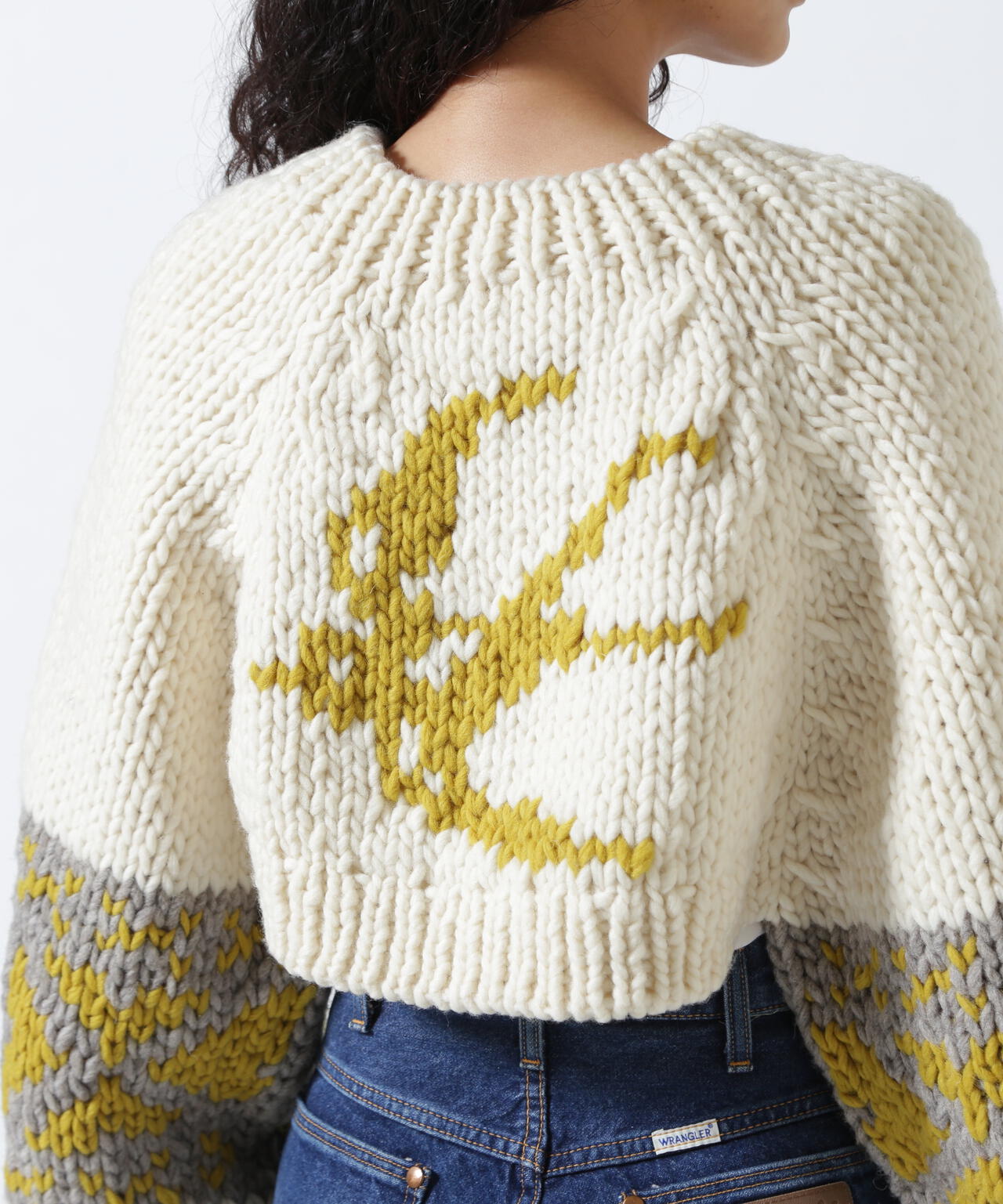 RHODOLIRION/ロドリリオン　Cowichan Knit Bolero カウチンニットボレロ RV1067A