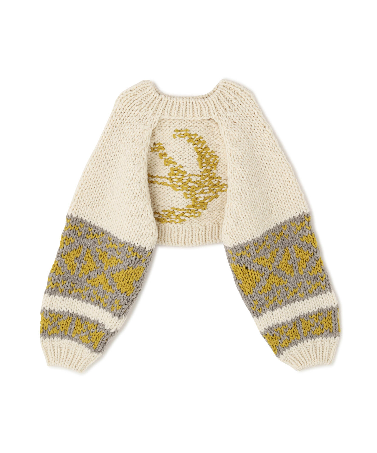 RHODOLIRION/ロドリリオン　Cowichan Knit Bolero カウチンニットボレロ RV1067A