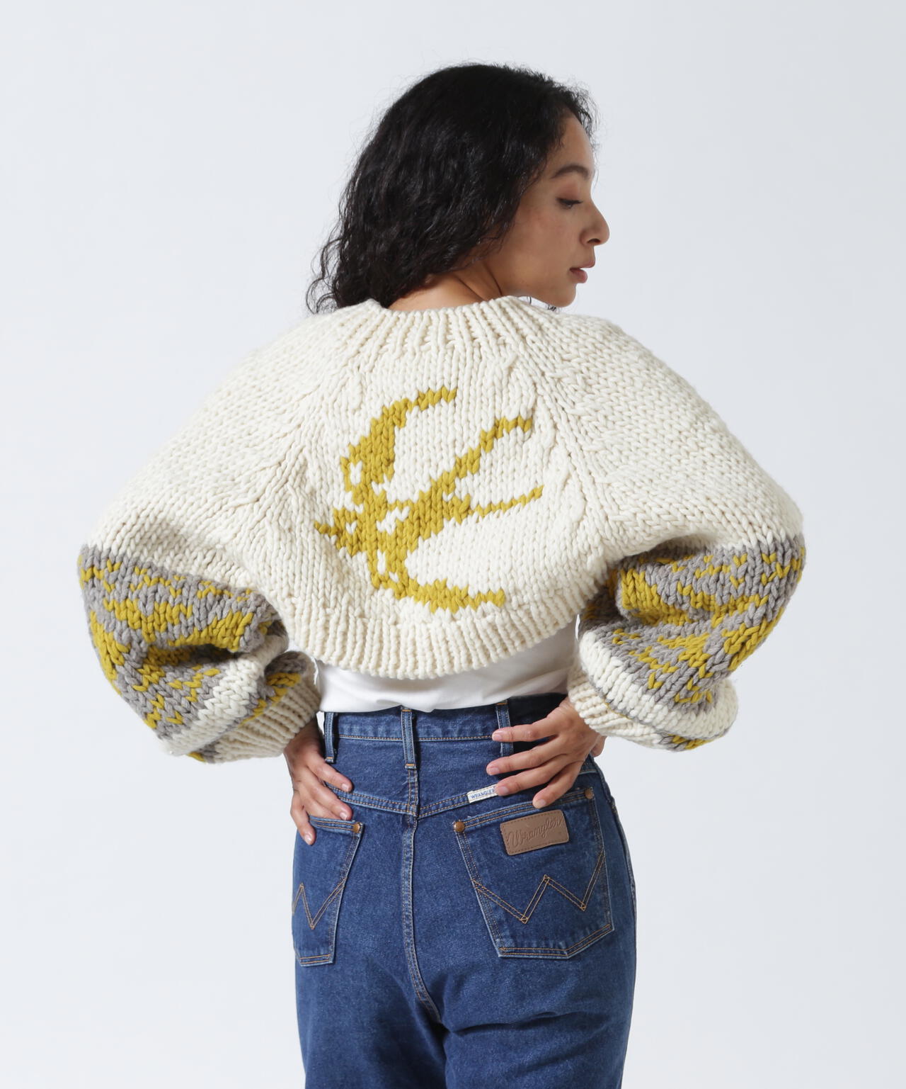 RHODOLIRION/ロドリリオン　Cowichan Knit Bolero カウチンニットボレロ RV1067A