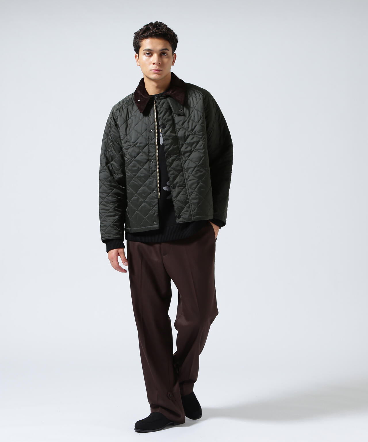 Barbour Tartan キルティングジャケット Sサイズ 古着 バブアー Barbour Dress Tartan キルティング