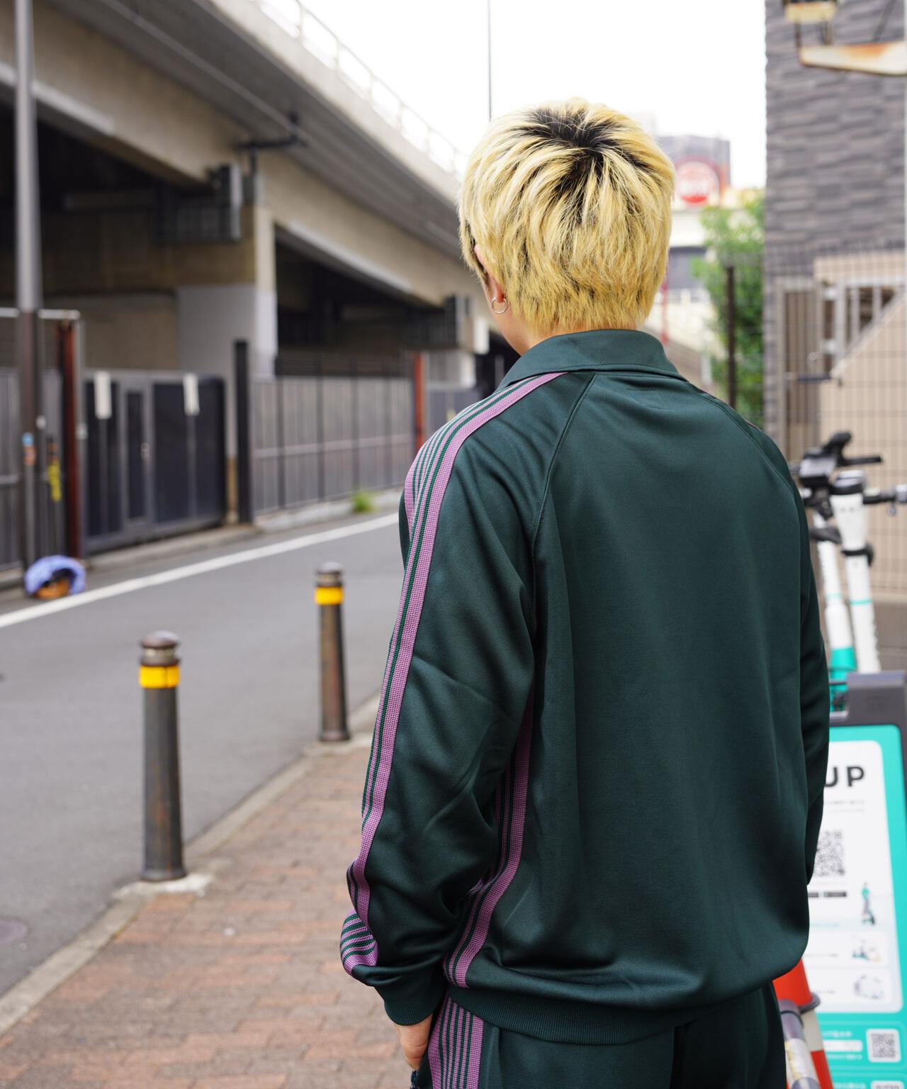 ニードルス　 パームツリー総柄トラックジャケット Needles】ニードルス [今季]POLY-JQ“新古”パイソンジャガード