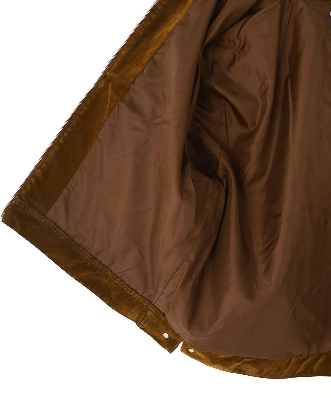 B omnivore/ビーオムニボー  FLOCKY DENIM COVER JACKET フロッキーデニムカバージャケット