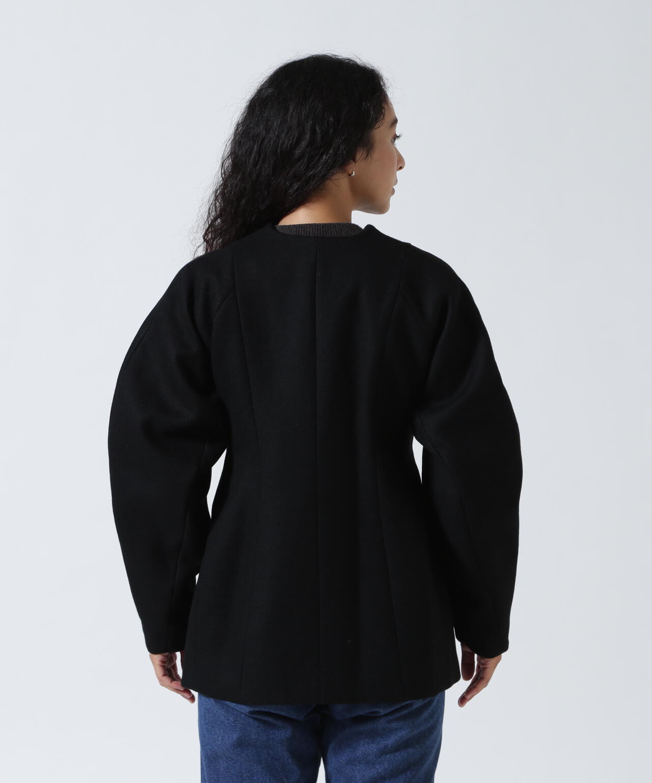 RHODOLIRION/ロドリリオン　Hourglass Jacket  - Melton Cloth アワーグラスジャケット