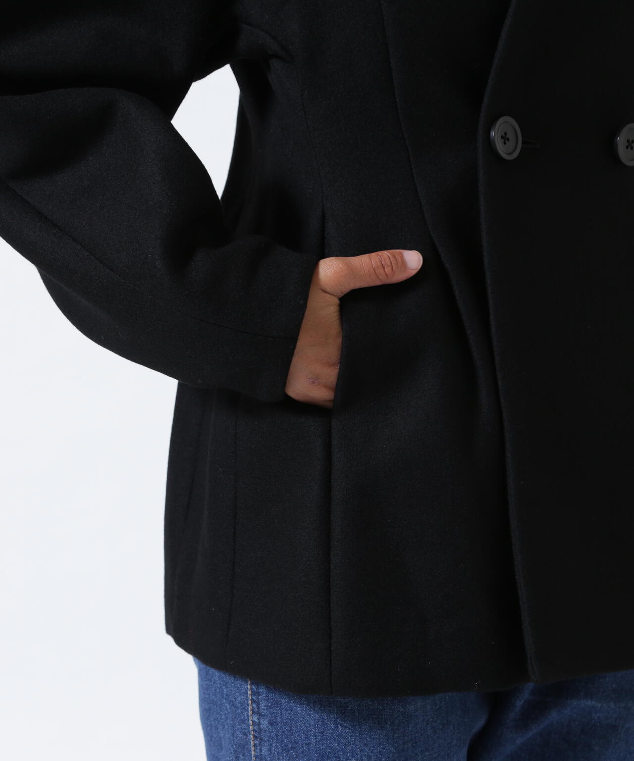 RHODOLIRION/ロドリリオン　Hourglass Jacket  - Melton Cloth アワーグラスジャケット