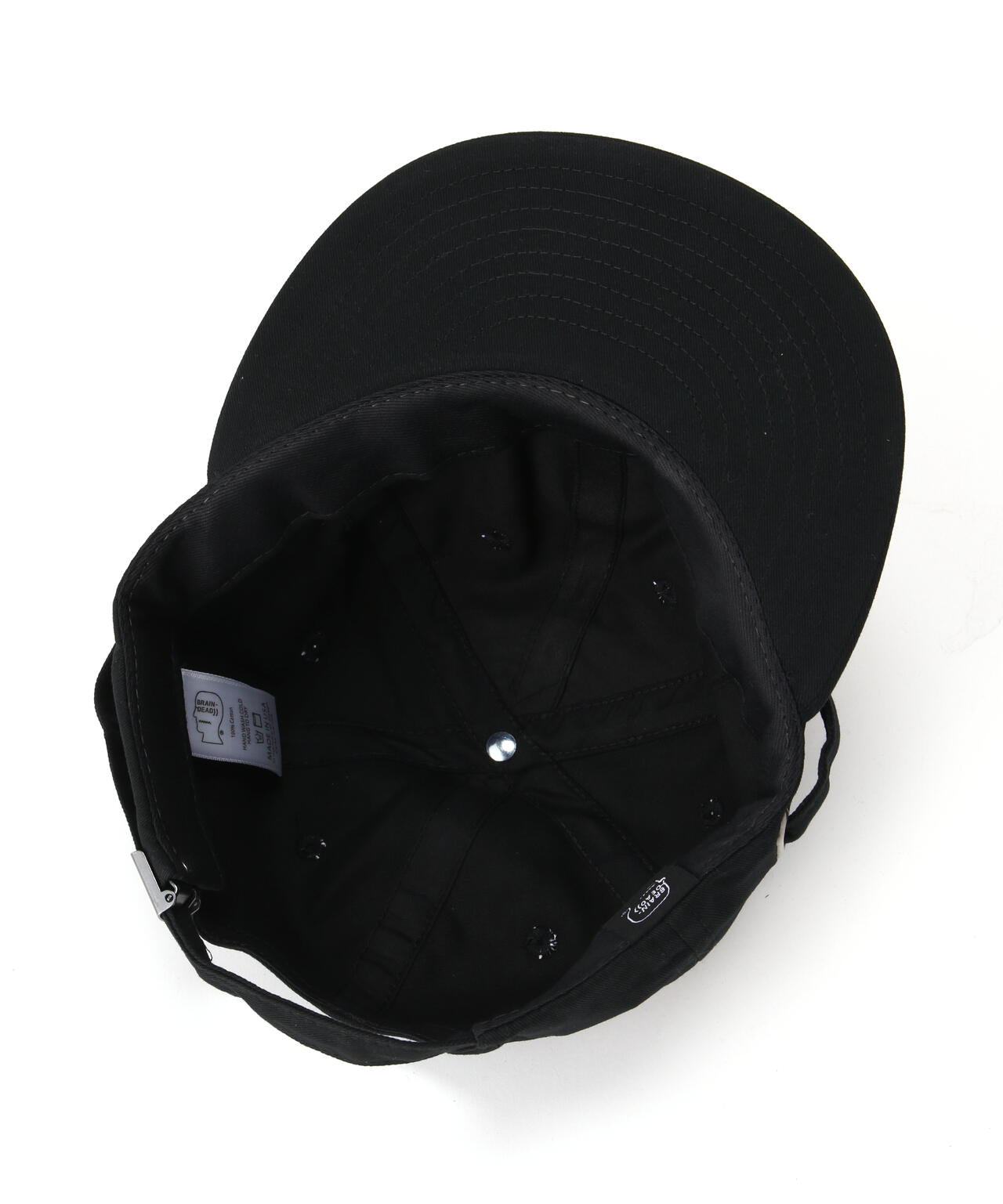 BRAIN DEAD/ブレインデッド Extended Strap 6 Panel Logohead Hat