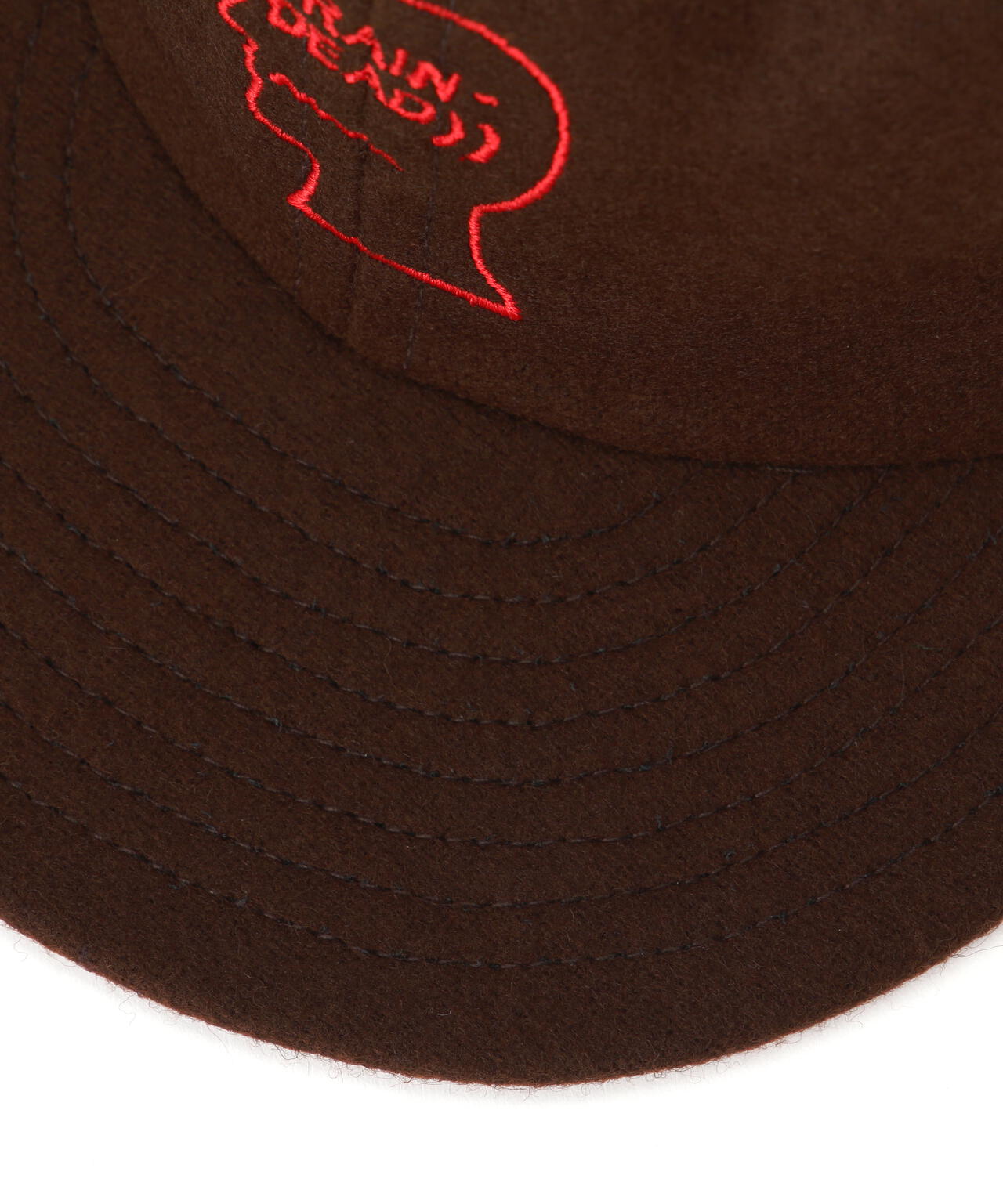 BRAIN DEAD/ブレインデッド　FLANNEL LOGOHEAD 6PANEL HAT