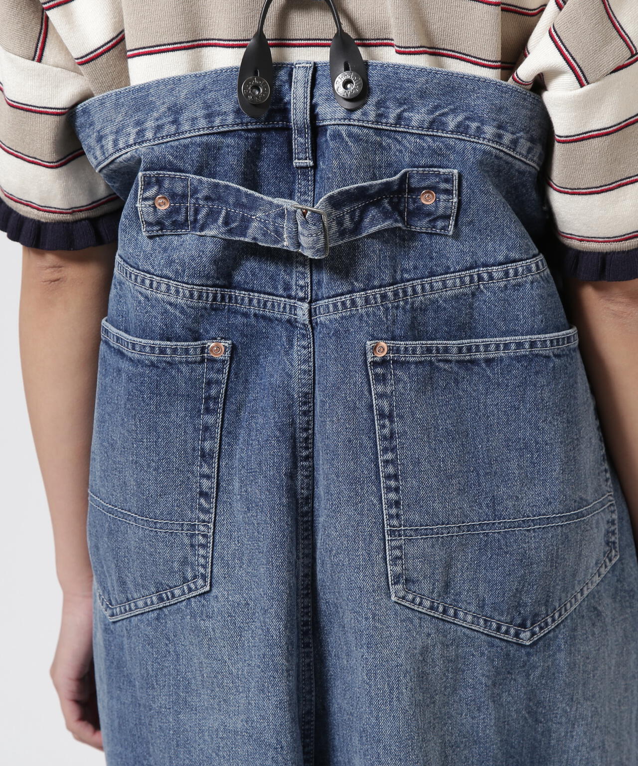RHODOLIRION/ロドリリオン 5Pockets Suspender Pant-Denim | BEAVER