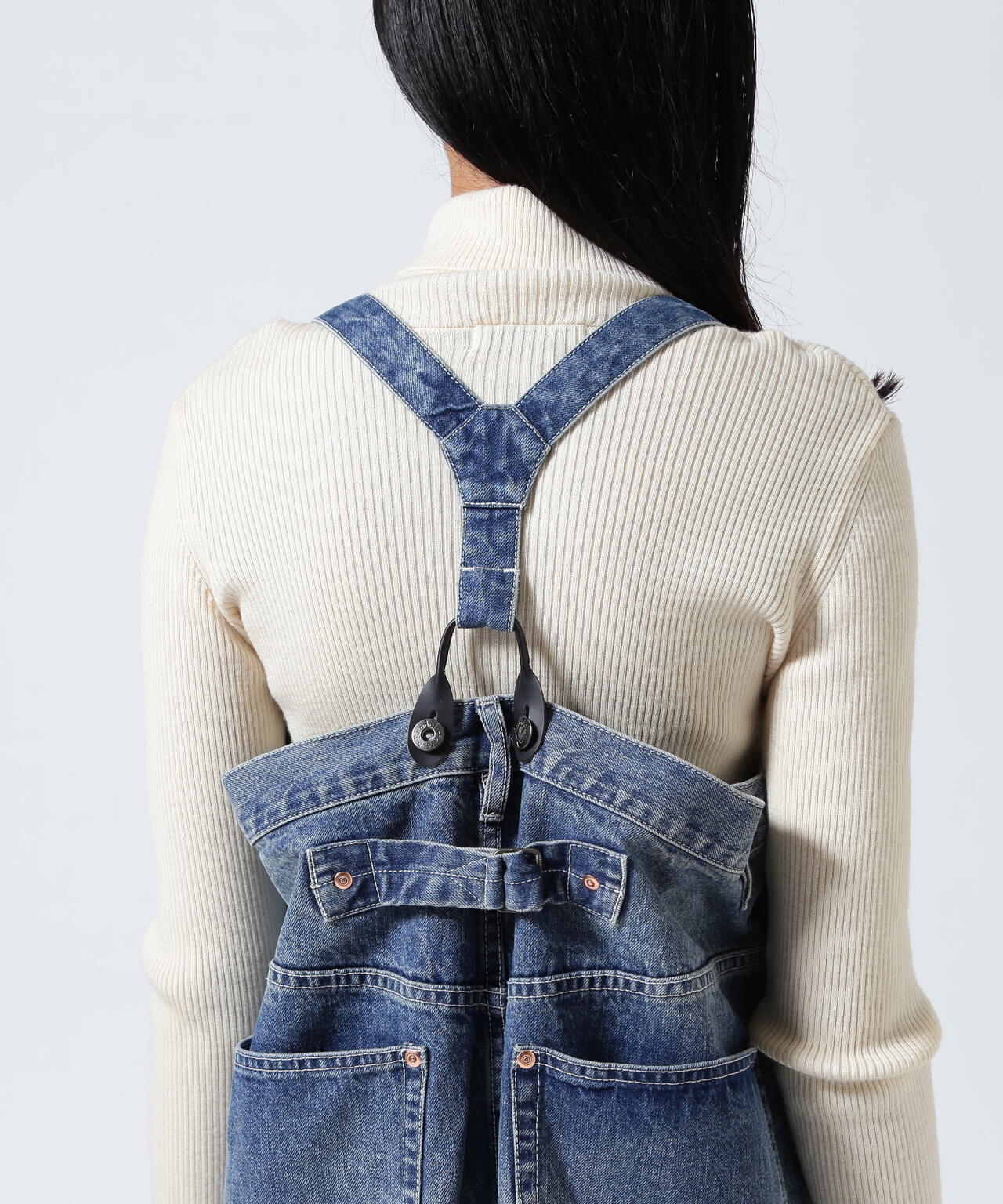 RHODOLIRION/ロドリリオン　5Pockets Suspender Pants - Denim