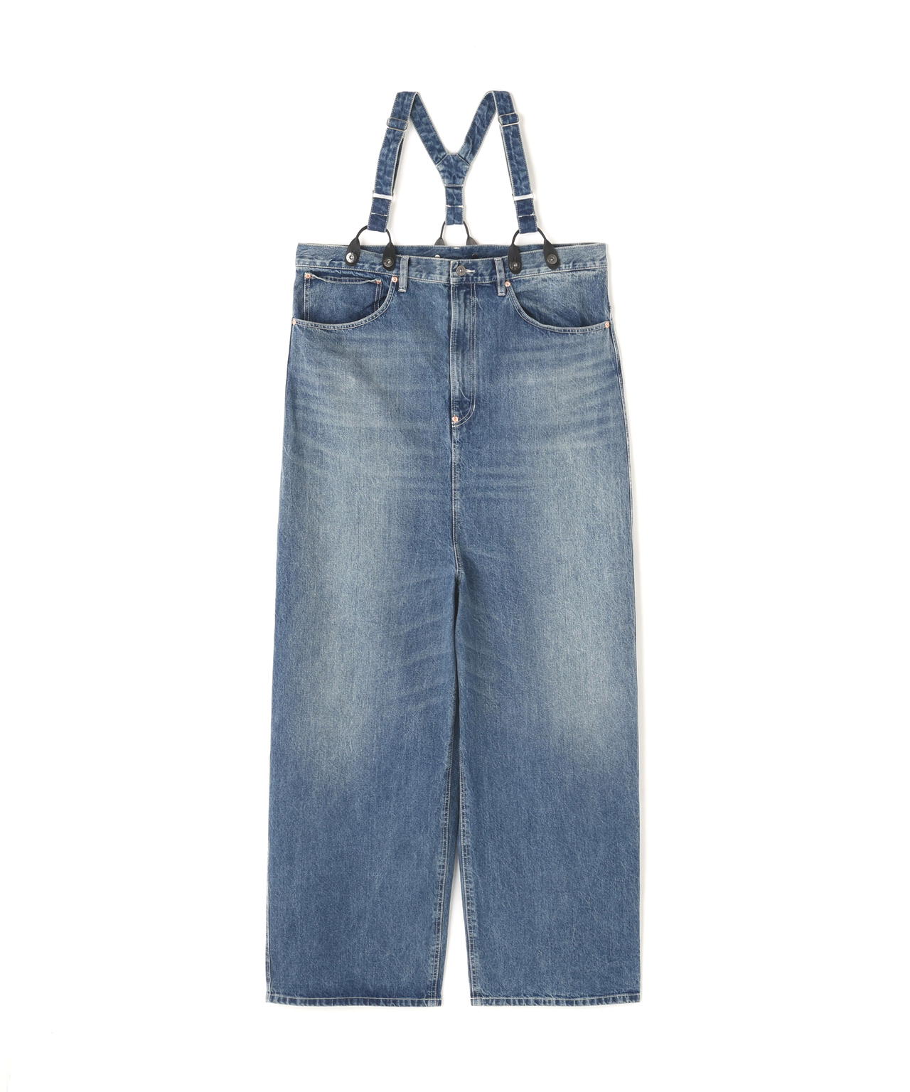 RHODOLIRION/ロドリリオン　5Pockets Suspender Pants - Denim