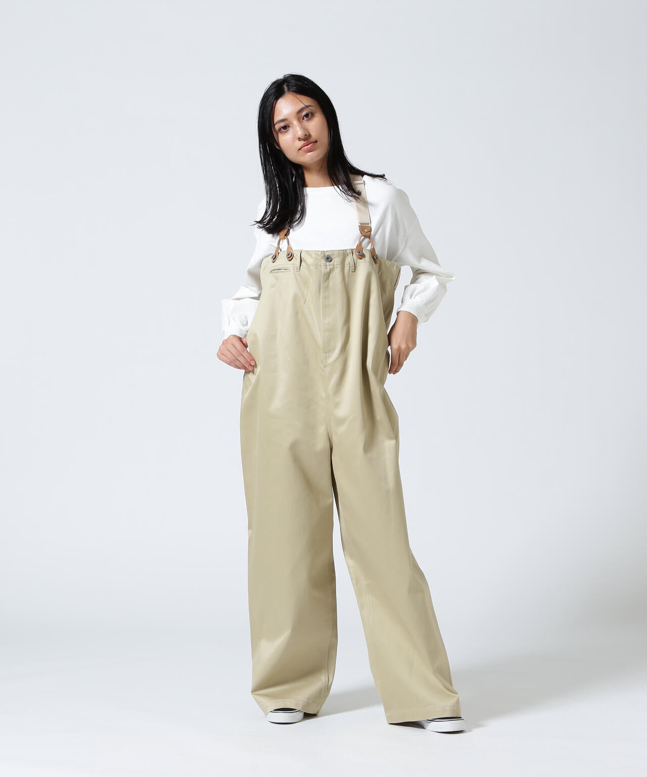 RHODOLIRION/ロドリリオン　Suspender Pants - Chino Cloth