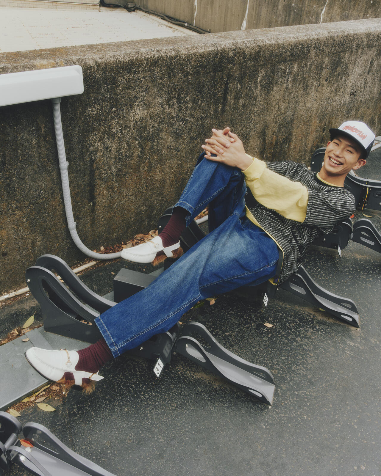 GRAMICCI×BEAVER/グラミチ×ビーバー 別注TUCK TAPERD DENIM PANT