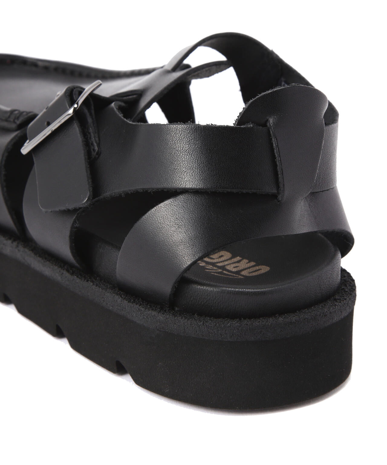 CLARKS/クラークス Meare Buckle メンズメアバックル （ブラックレザー