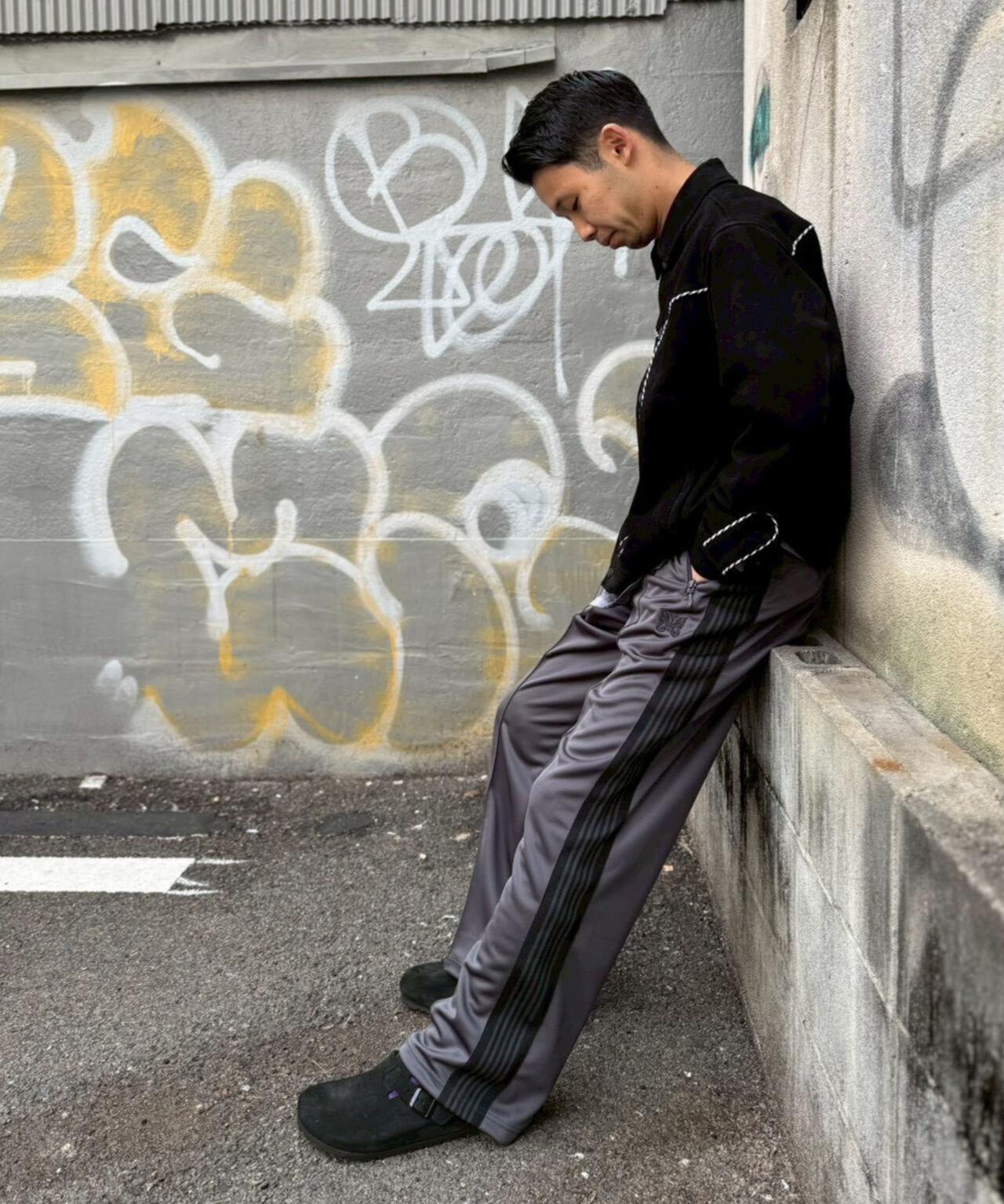 Needles/ニードルズ  別注Track Pant - Poly Smooth