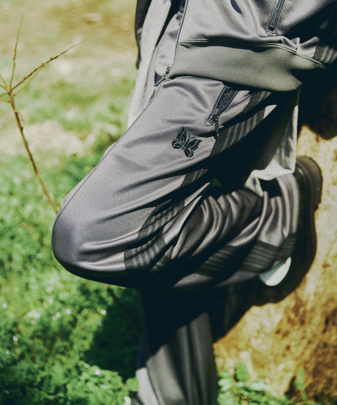 Needles×BEAVER別注Track Pants ニードルストラックパンツ Needles/ニードルズ 別注TRACK PANT - POLY SMOOTH | BEAVER（ビーバー