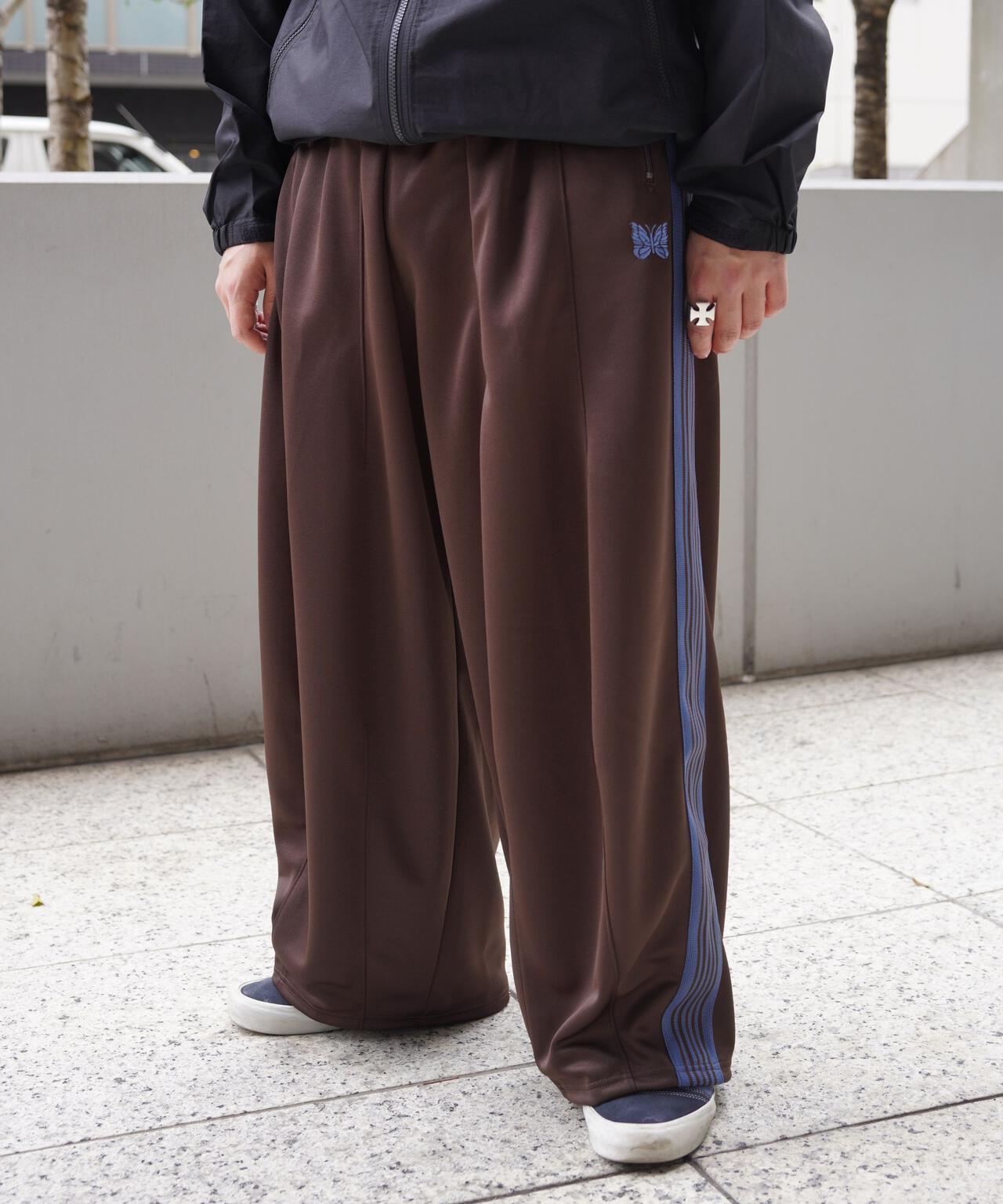 別注限定　Needles ブラウンパンツ Mサイズ　ストレート Needles/ニードルズ 別注H.D. Track Pant - Poly Smooth | BEAVER