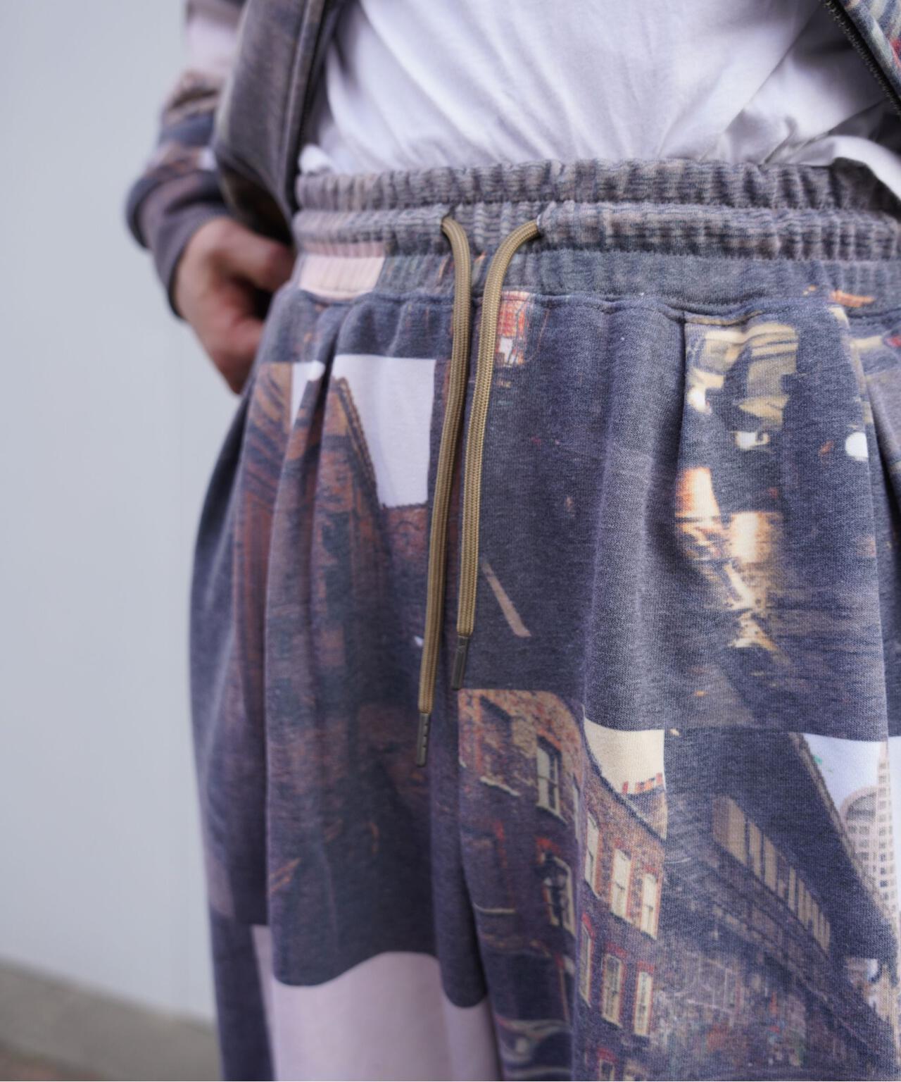 B omnivore/ビーオムニボー　GRAPHIC PANTS