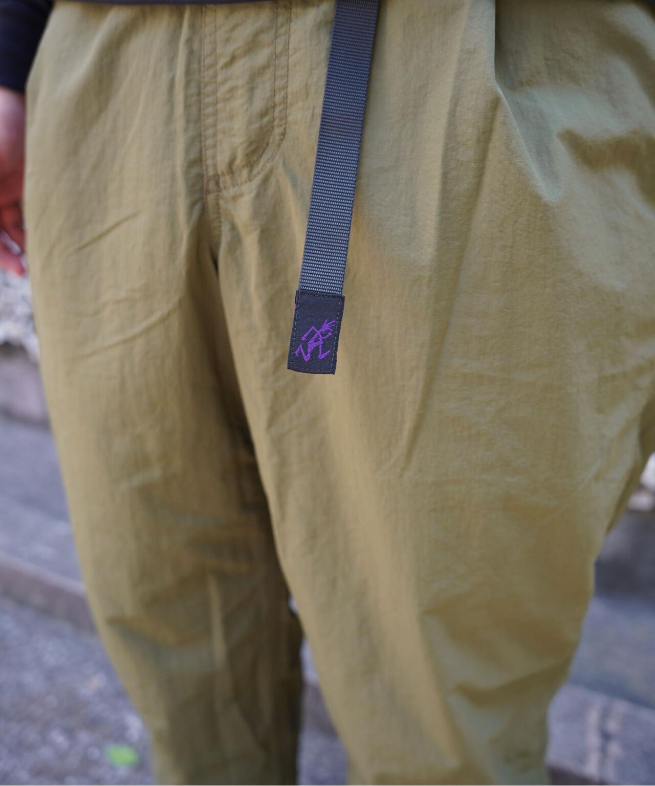 Gramicci/グラミチ 別注NYLON TUCK PANTS 別注ナイロンタックパンツ