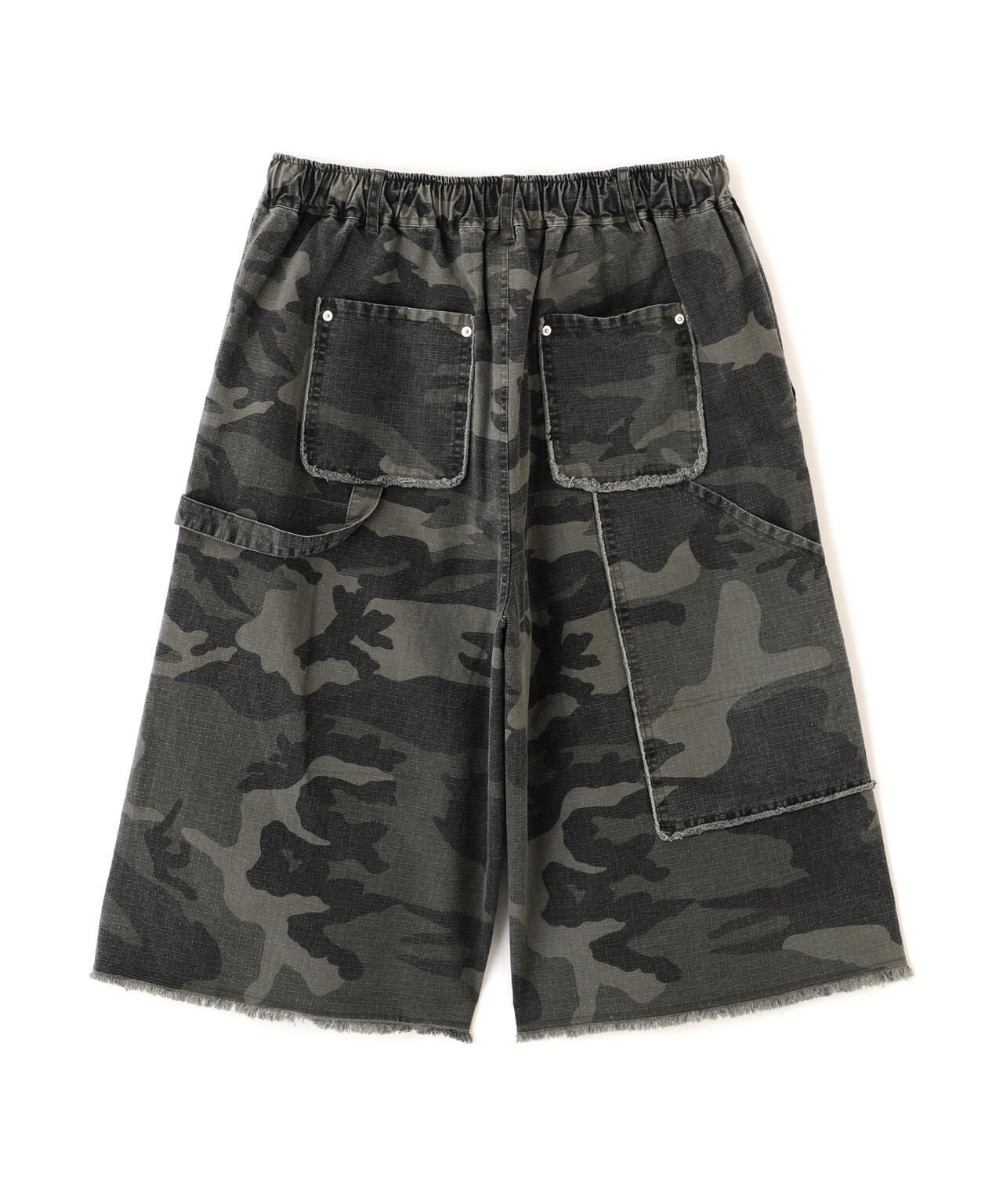 B omnivore/ビーオムニボー　W KNEE SHORTS RIP STOP ダブルニーショーツリップストップ