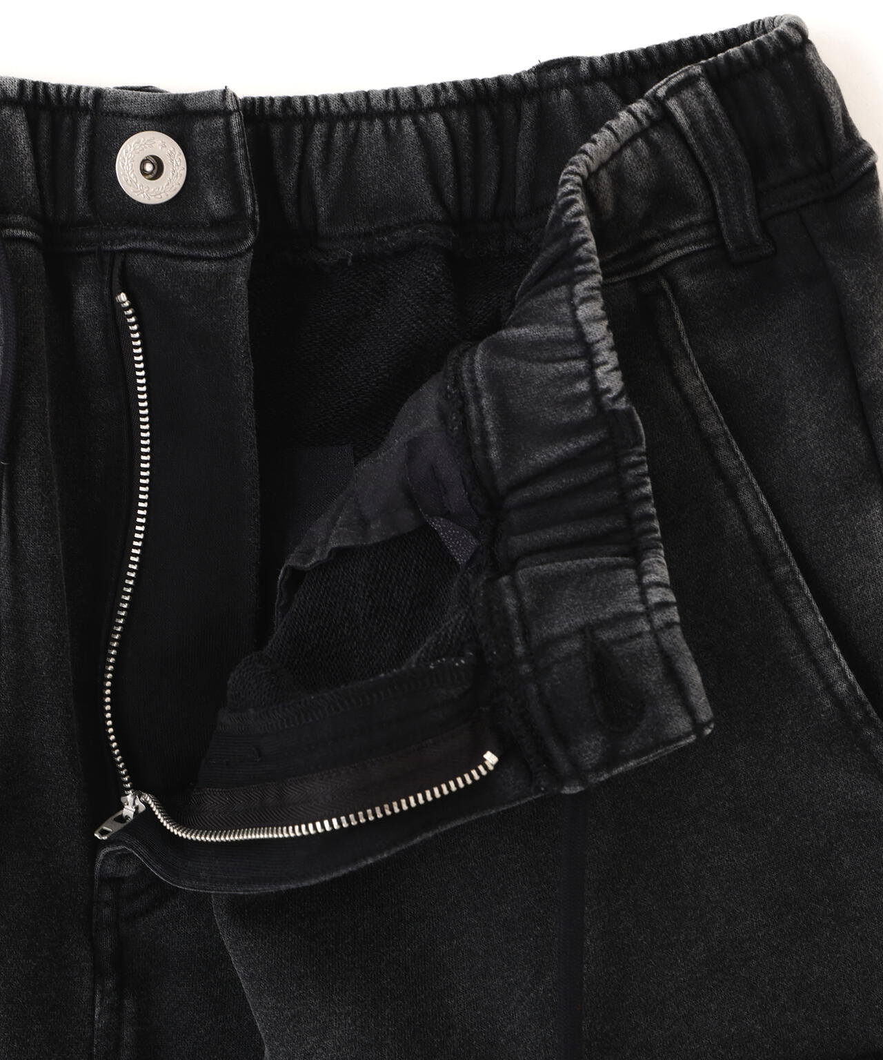 B omnivore/ビーオムニボー　W KNEE SHORTS SWT ダブルニーショーツスウェット