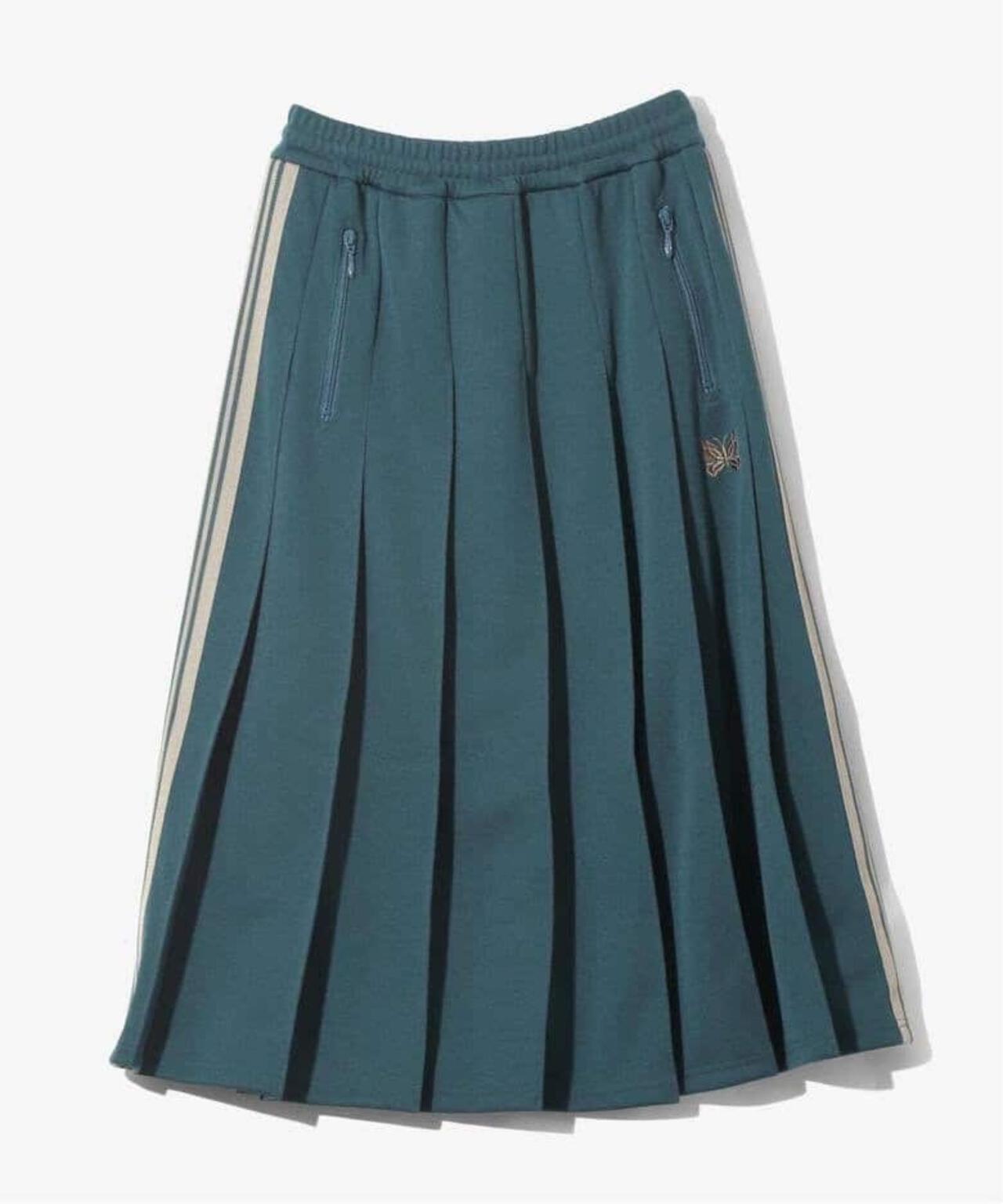 Needles/ニードルズ Pleated Track Skirt - Poly Smooth | BEAVER