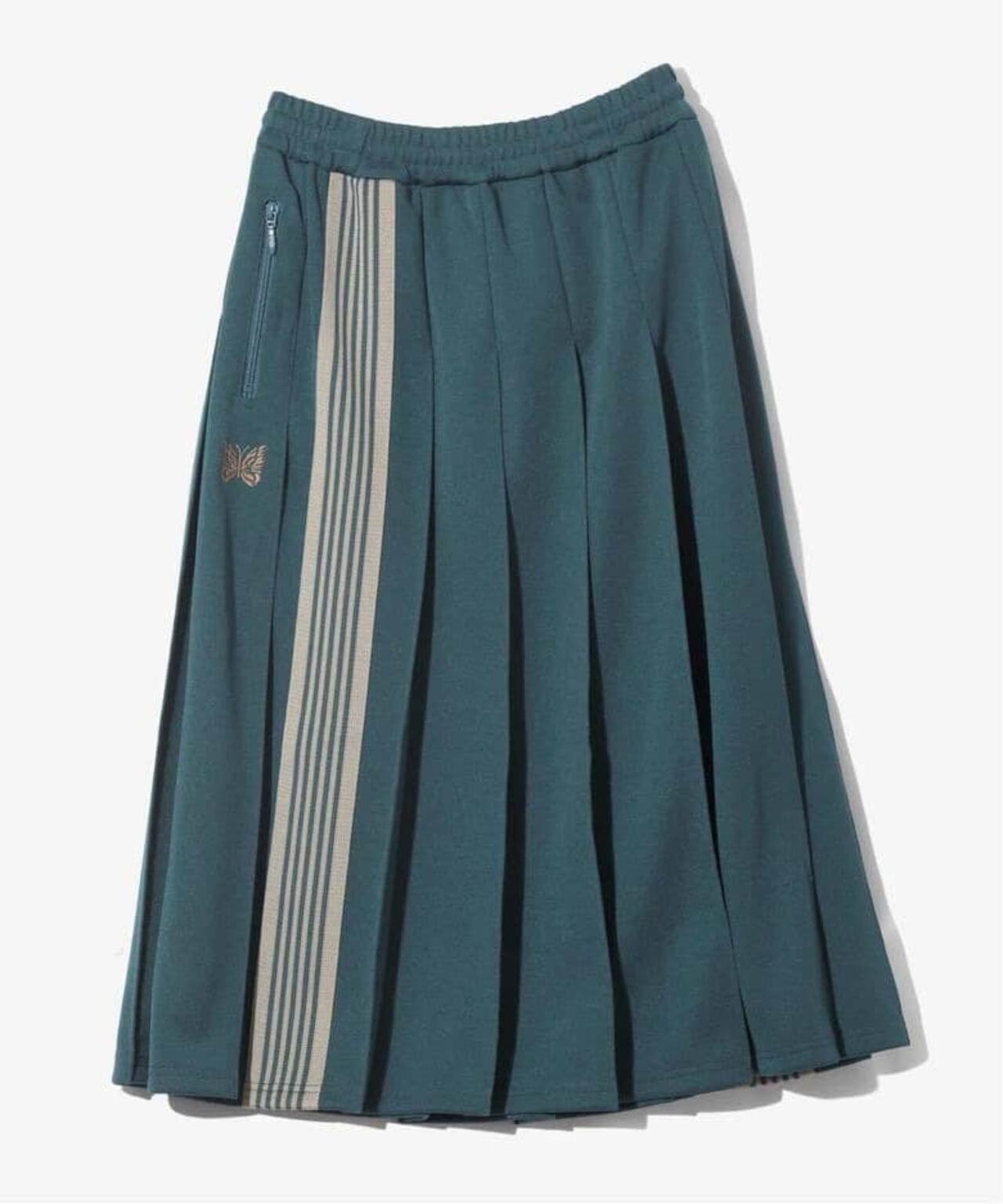 スカート NEEDLES/Pleated Track Skirt-Poly Smooth Needles/ニードルズ Pleated Track Skirt - Poly Smooth | BEAVER