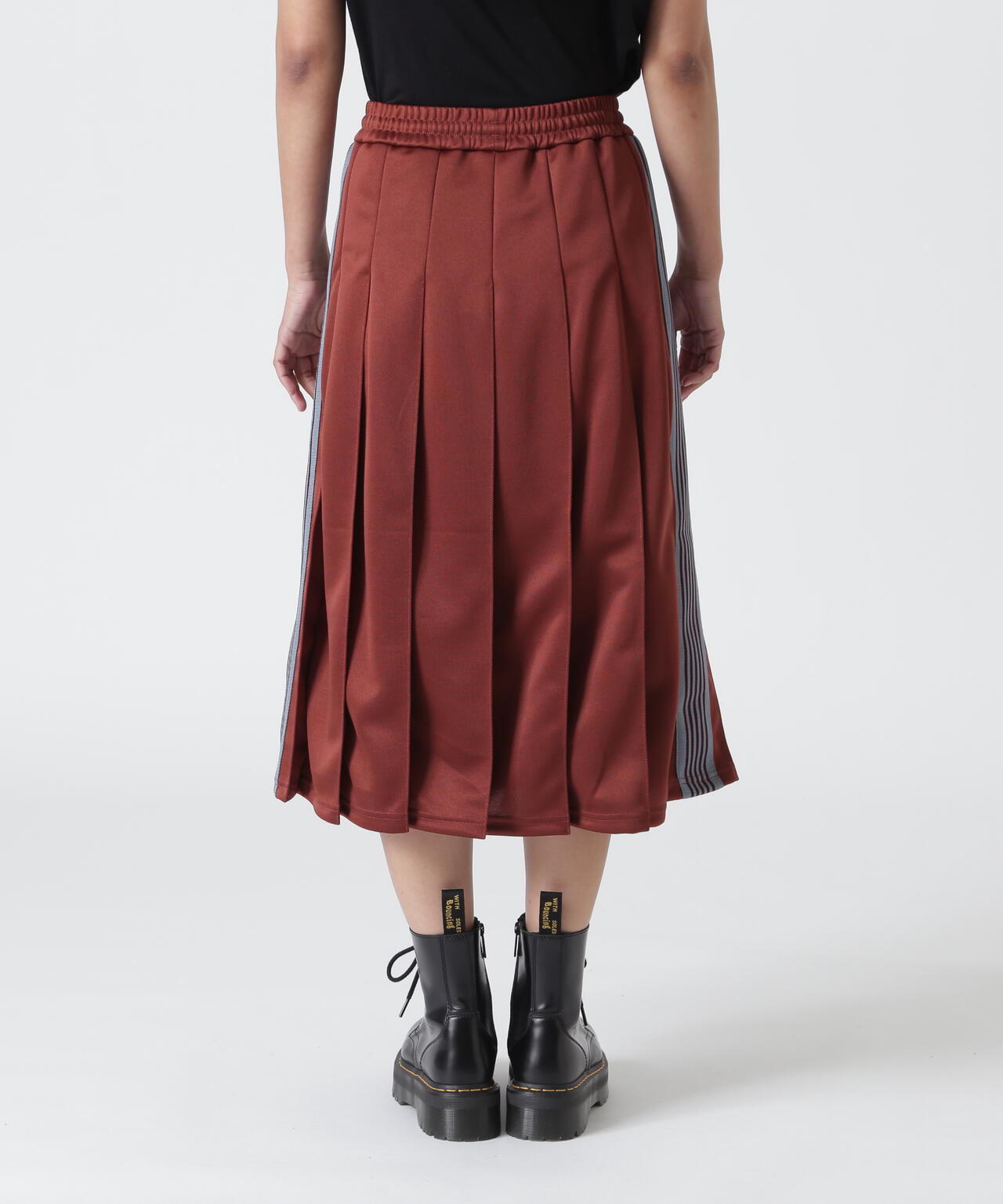Needles/ニードルズ Pleated Track Skirt - Poly Smooth | BEAVER