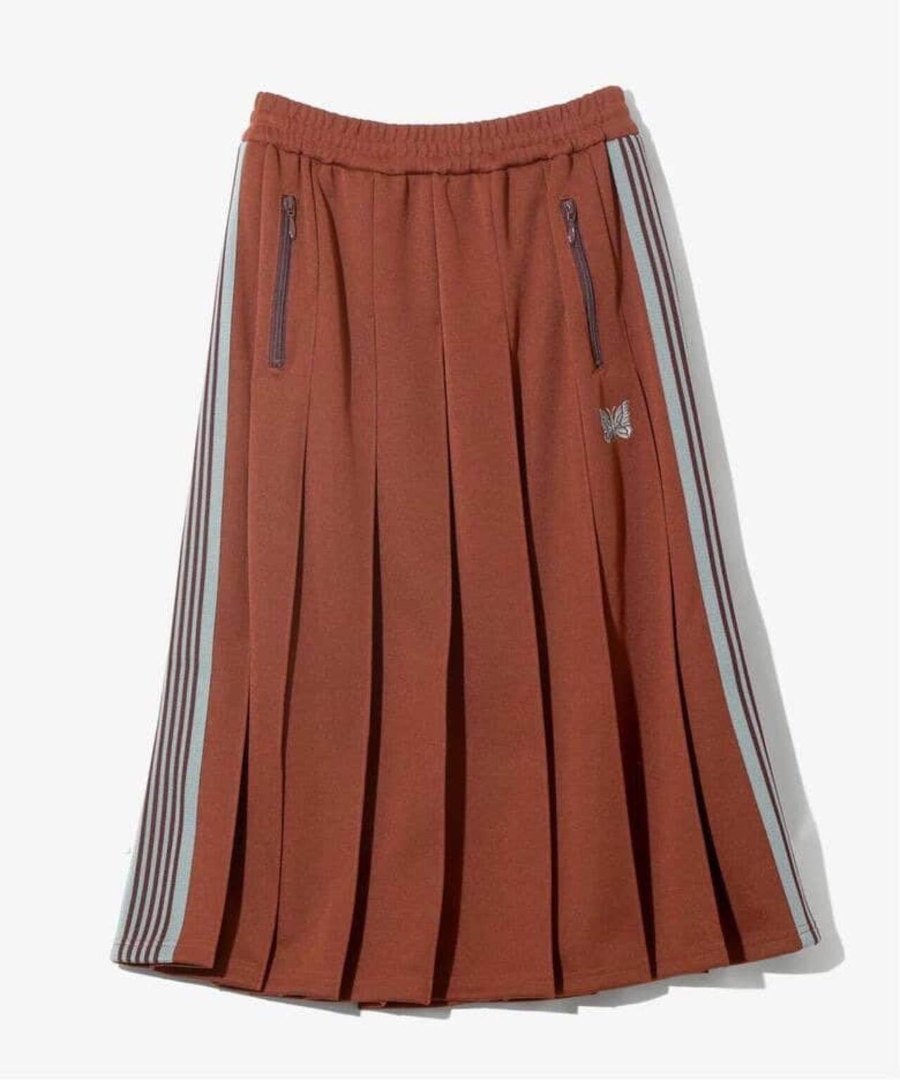 スカート NEEDLES/Pleated Track Skirt-Poly Smooth Needles/ニードルズ Pleated Track Skirt - Poly Smooth | BEAVER