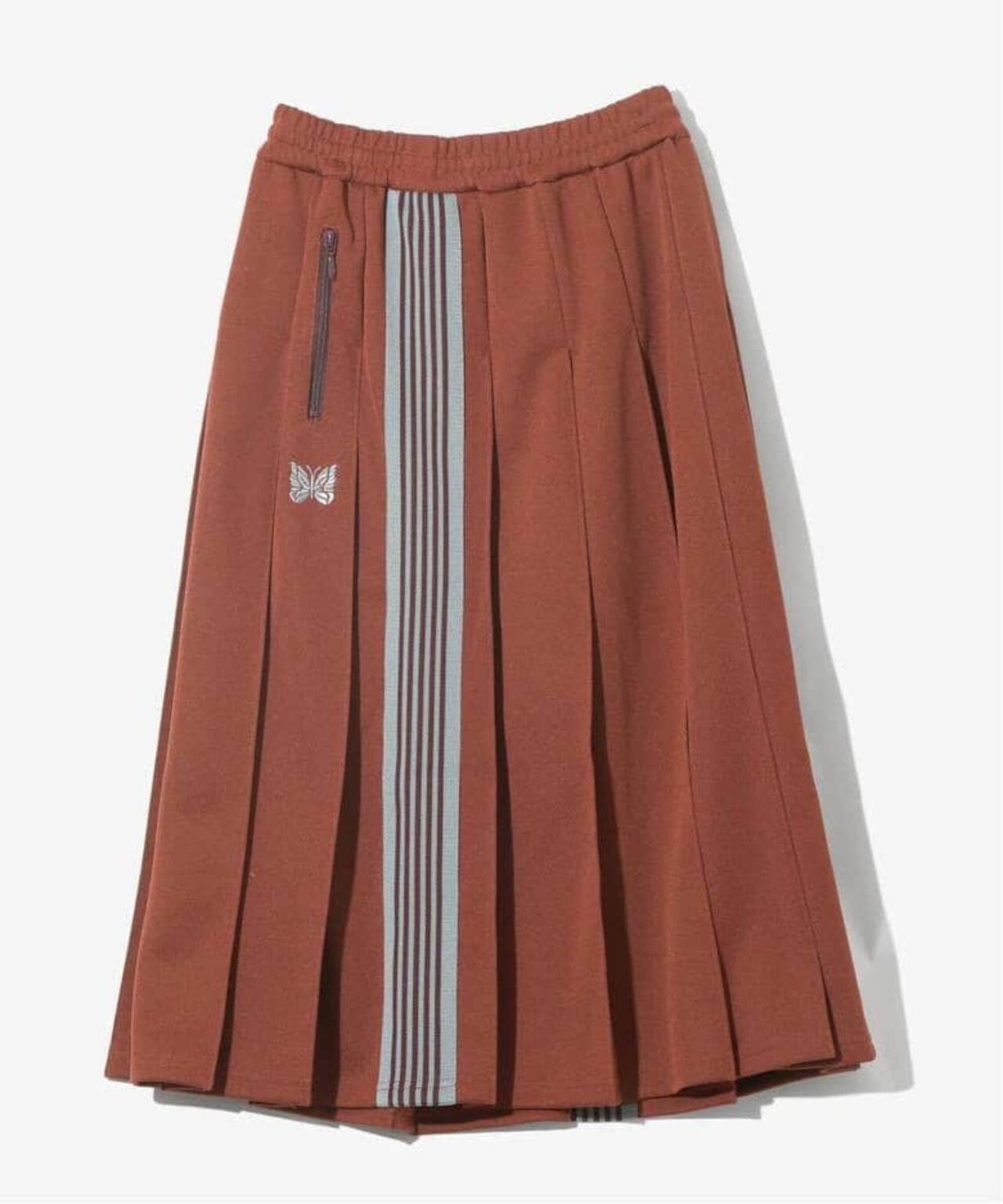 Needles/ニードルズ Pleated Track Skirt - Poly Smooth | BEAVER