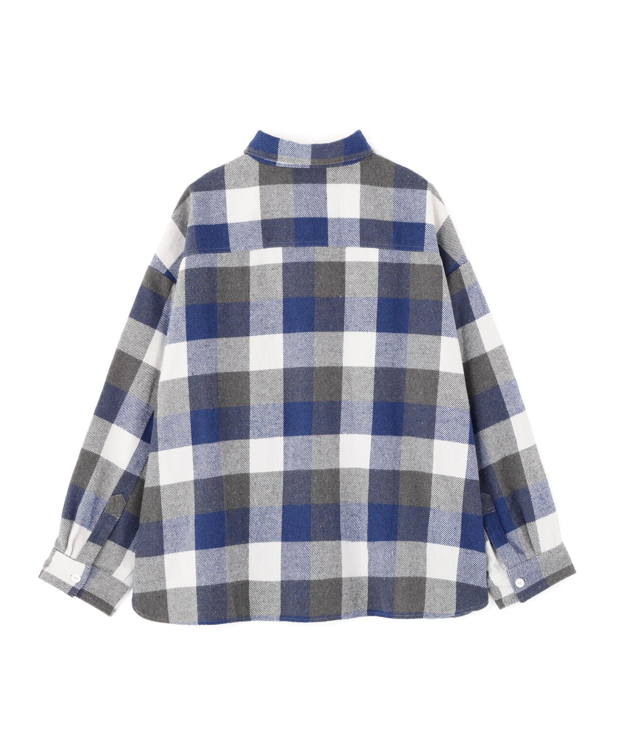 B omnivore/ビーオムニボー　BLOCK CHECK SHIRTS ブロックチェックシャツ