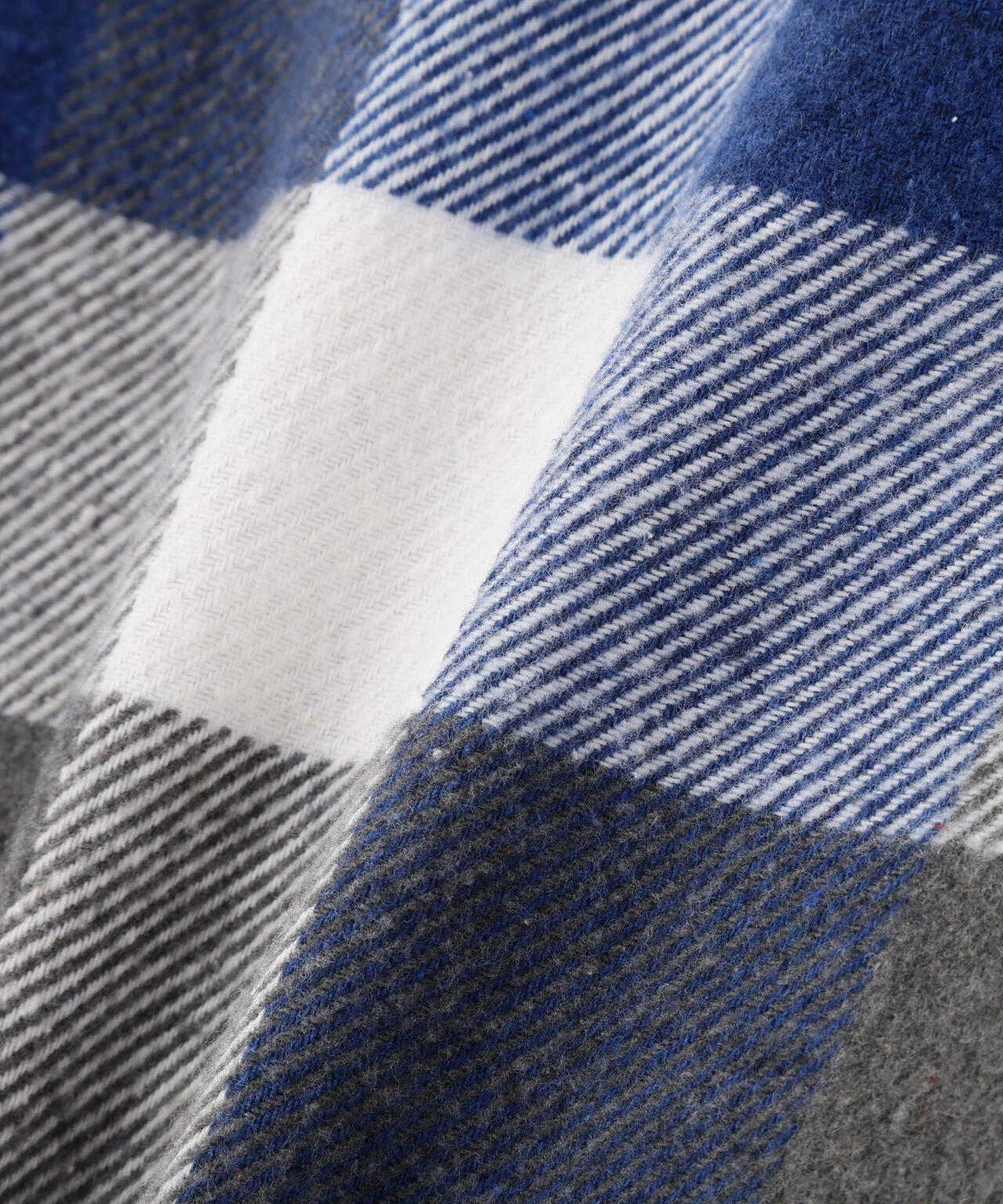 B omnivore/ビーオムニボー　BLOCK CHECK SHIRTS ブロックチェックシャツ