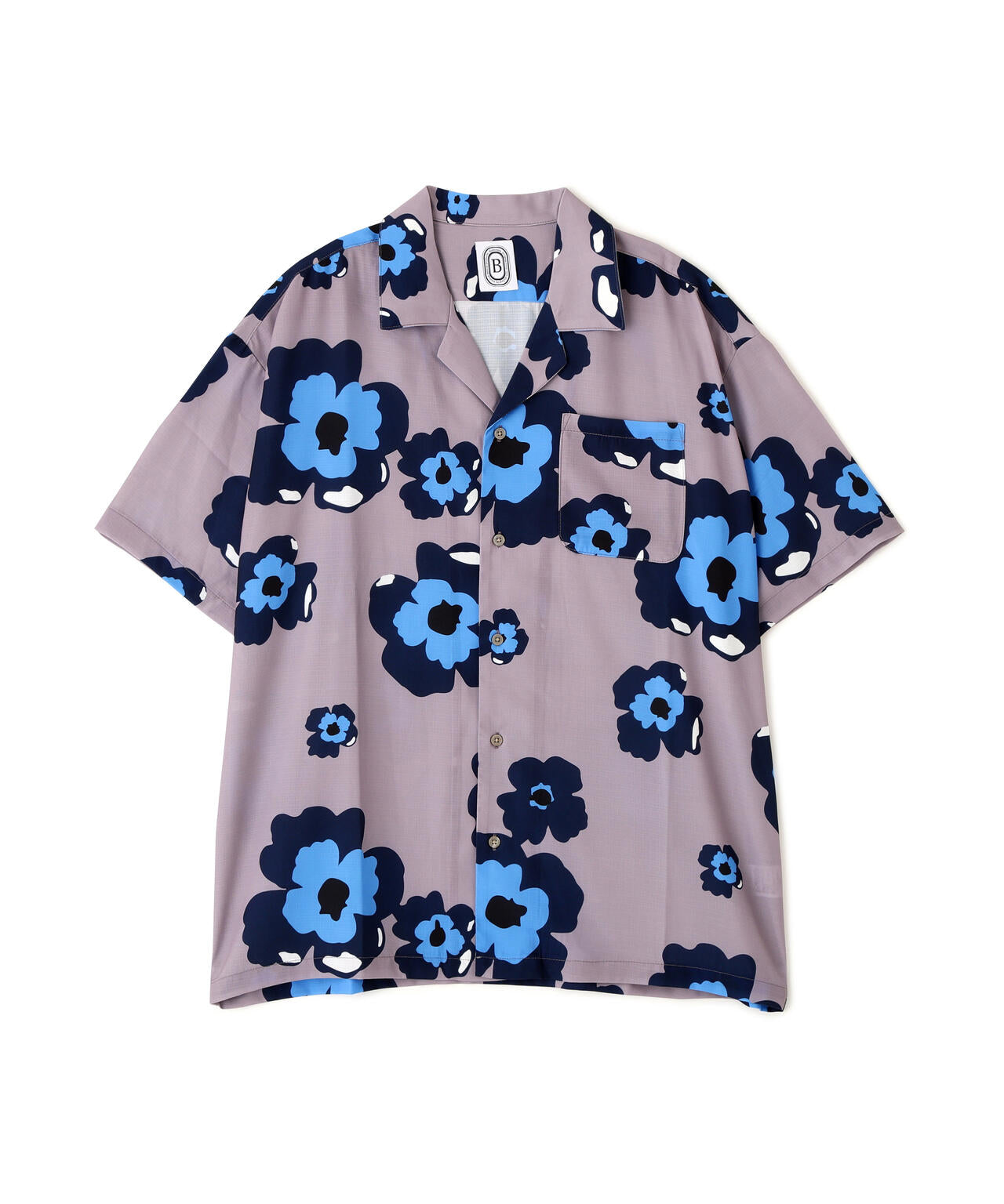 B omnivore/ビーオムニボー　FLOWER S/S SHIRT