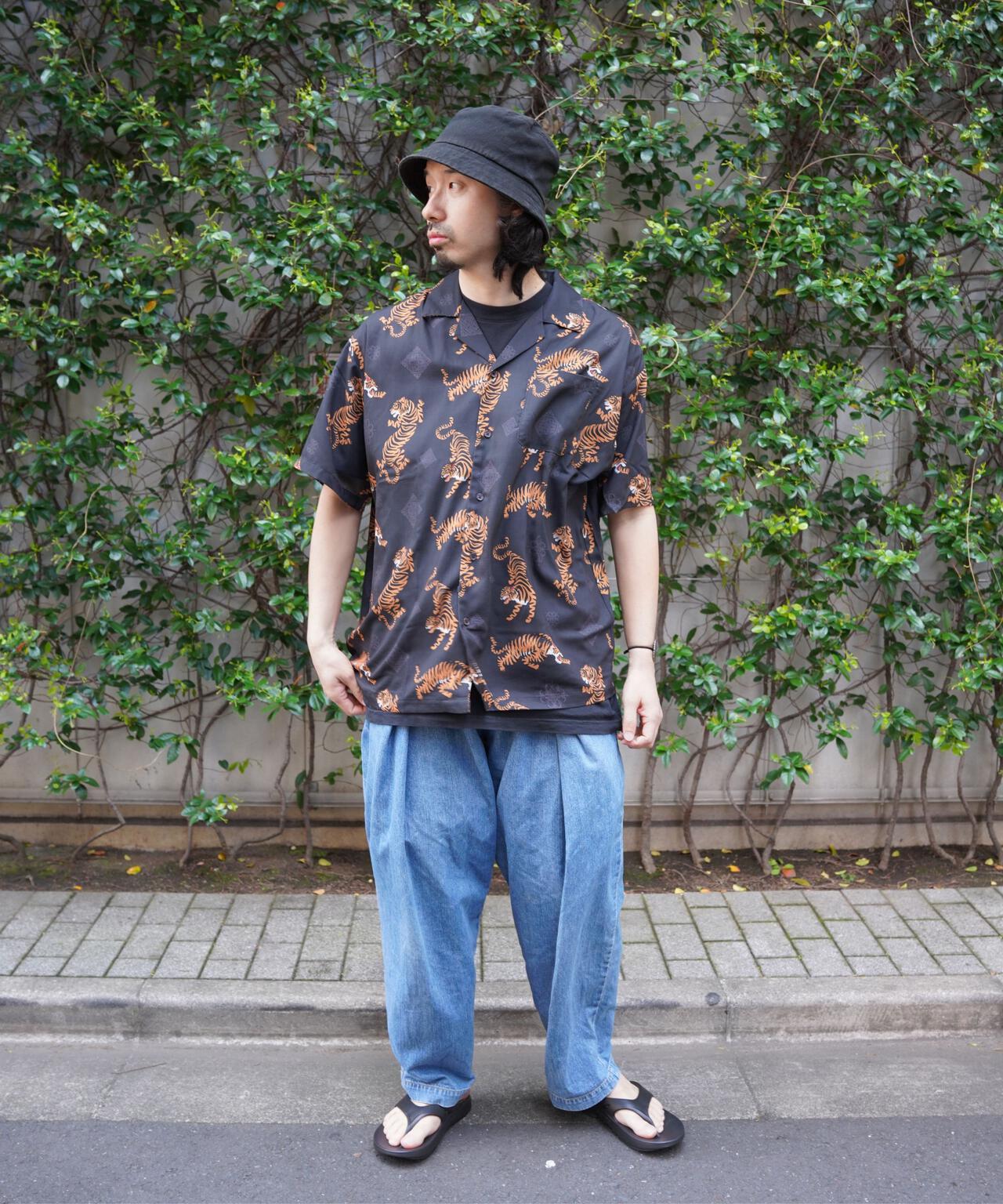 B omnivore/ビーオムニボー TIGER S/S SHIRT | BEAVER（ビーバー