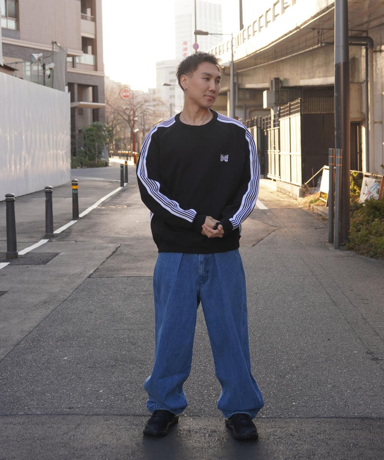 Needles/ニードルズ 別注Track Crew Neck Shirt - Cotton Jersey