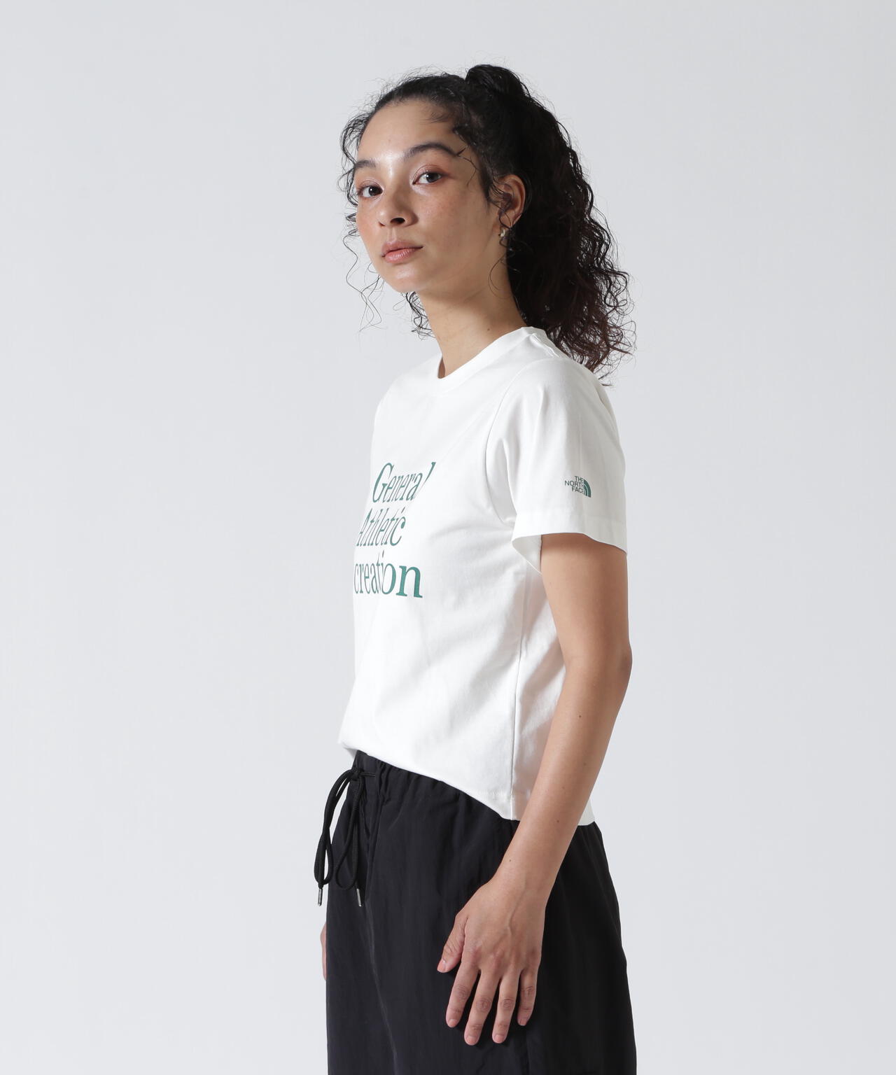 THE NORTH FACE/ザ・ノース・フェイス GAR Typographic White S/S Tee