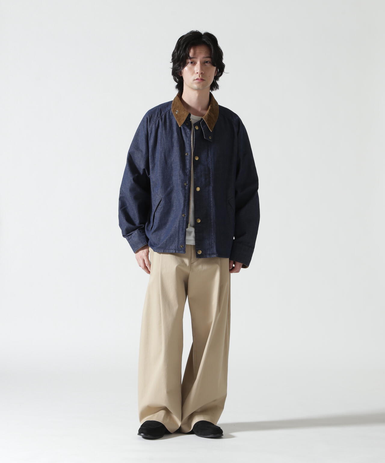 Barbour バブアー BARBOUR (バブアー) 襟切替 フルジップ ワックスジャケット SPEY WAX
