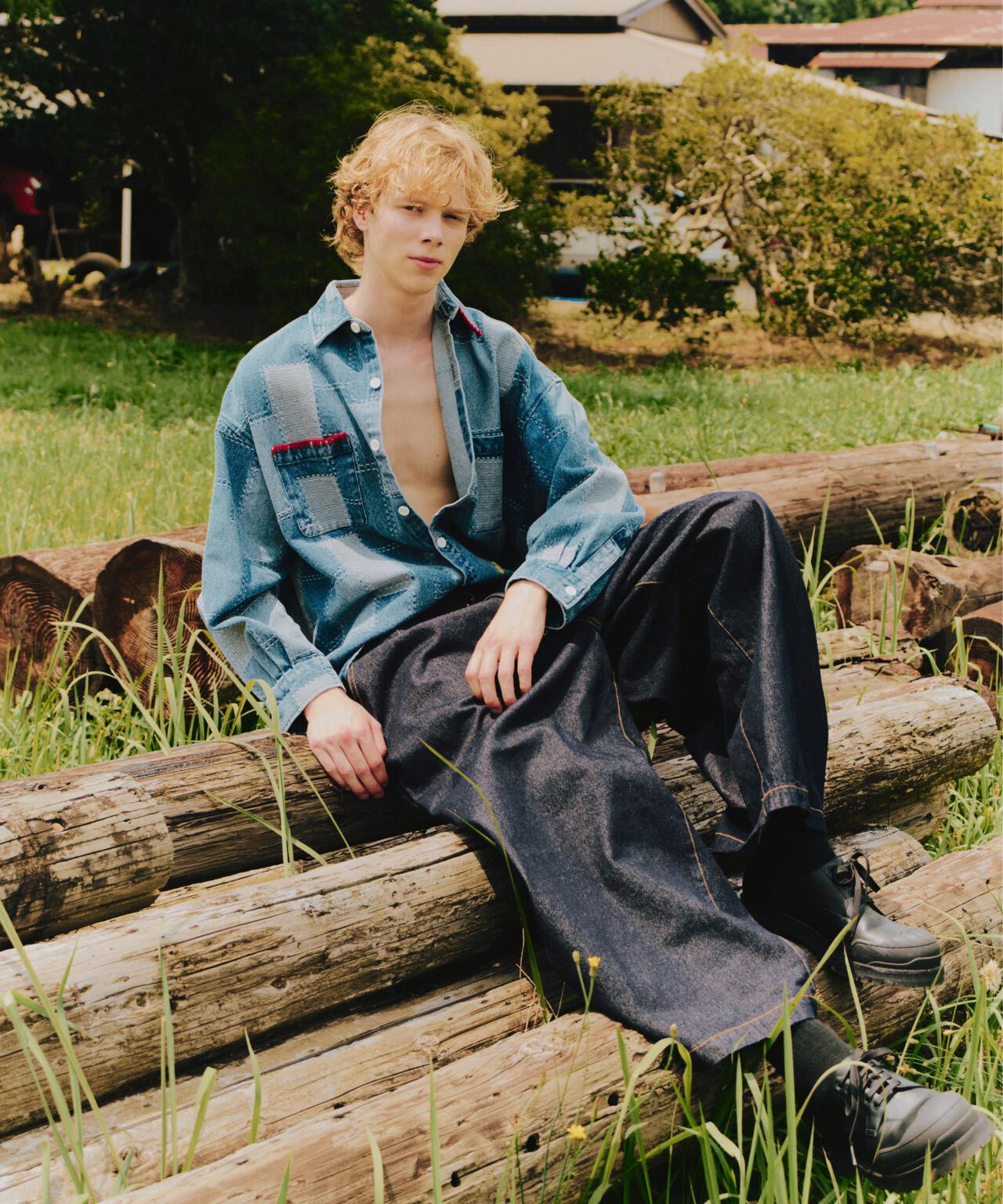 B omnivore/ビーオムニボー HANDSTITCH DENIM SHIRT 2 | BEAVER