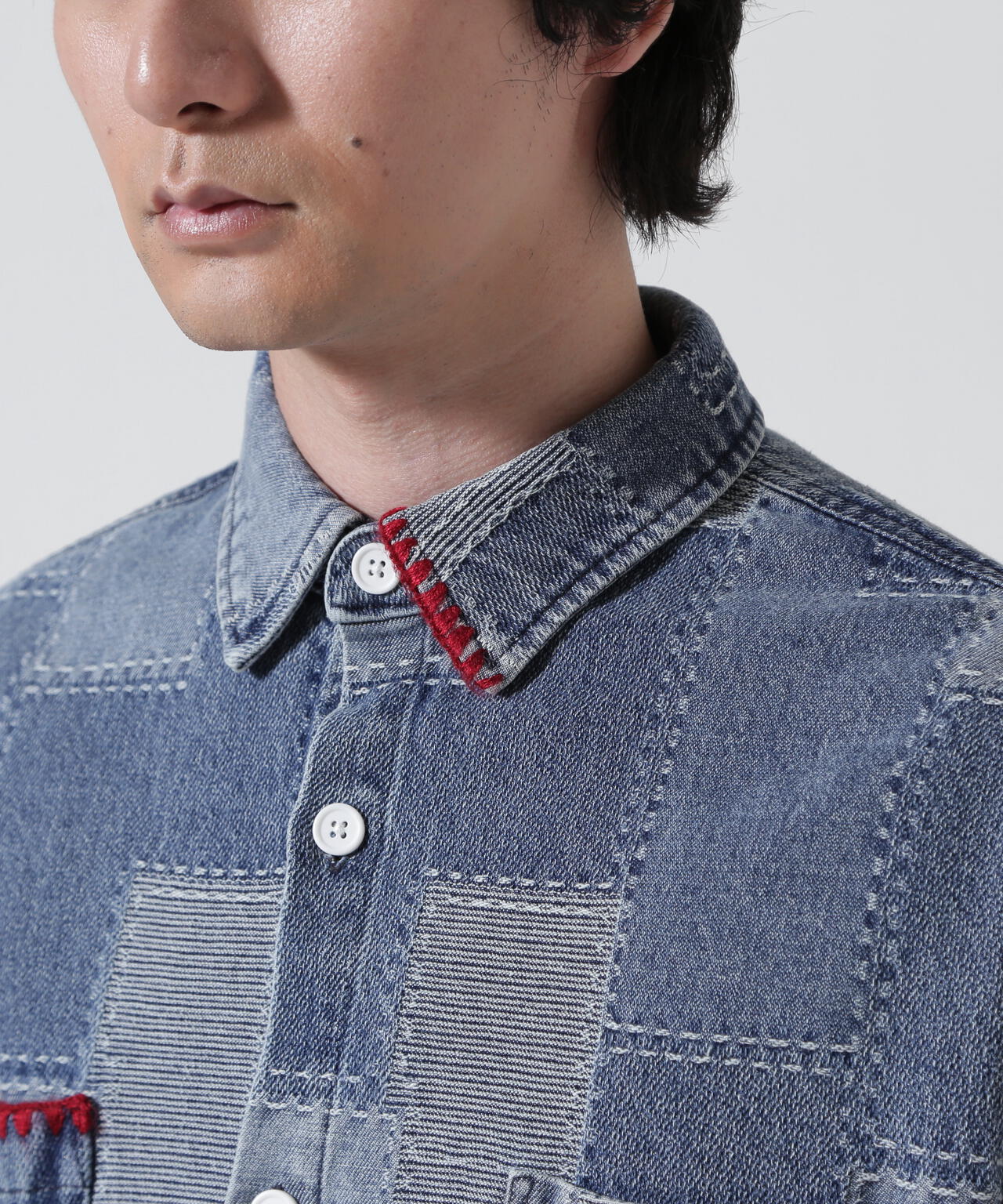 B omnivore/ビーオムニボー　HANDSTITCH DENIM SHIRT 2