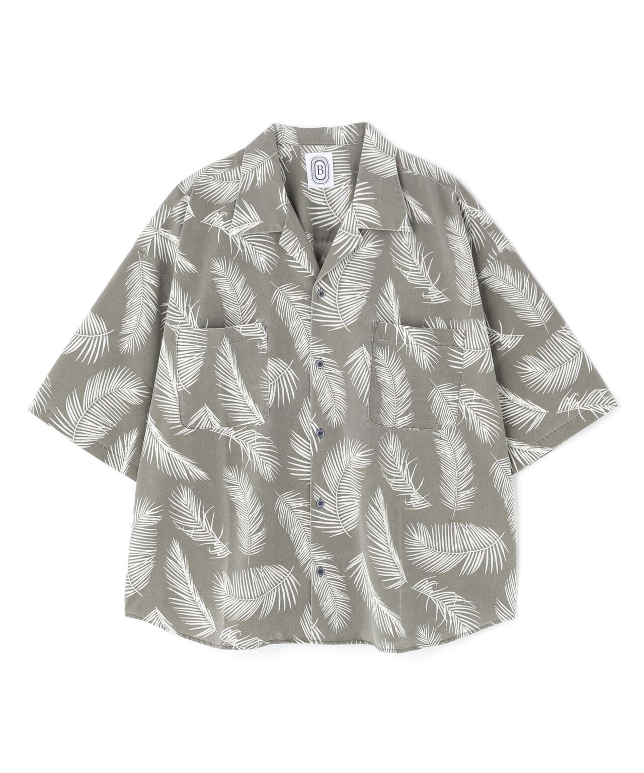 B omnivore/ビーオムニボー　PIGMENT WIND CLOTH SHIRT ピグメントウインドクロスシャツ
