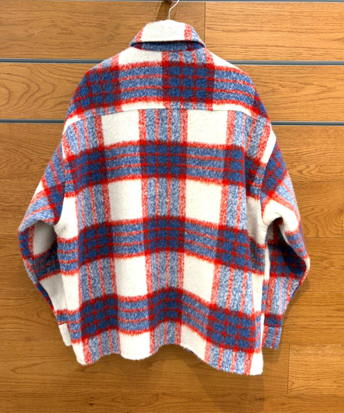 B omnivore / ビーオムニボー　SHAGGY SHIRT CHECK シャギーシャツチェック